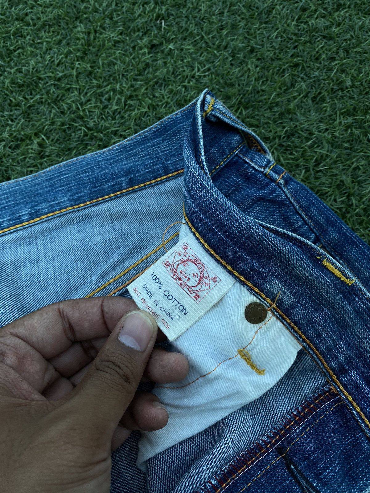 Evisu EVISU JEANS KANJI ART LOGO NO.3 Size US 34 / EU 50 - 9 Thumbnail