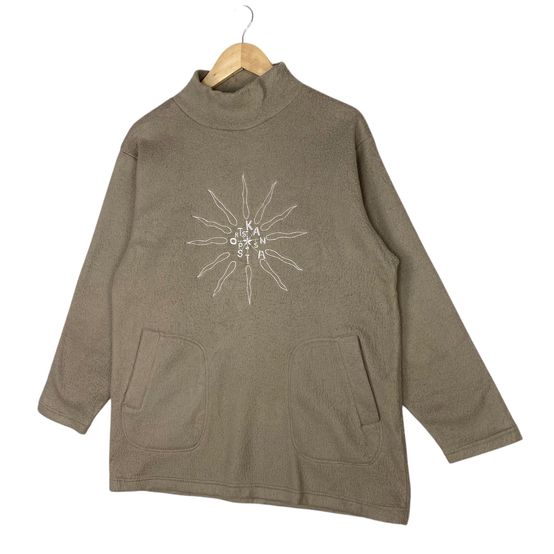 Kansai Yamamoto 💥90s KANSAI SPORT FLEECE PULLOVER SWEATER Size US L / EU 52-54 / 3 - 4 Thumbnail