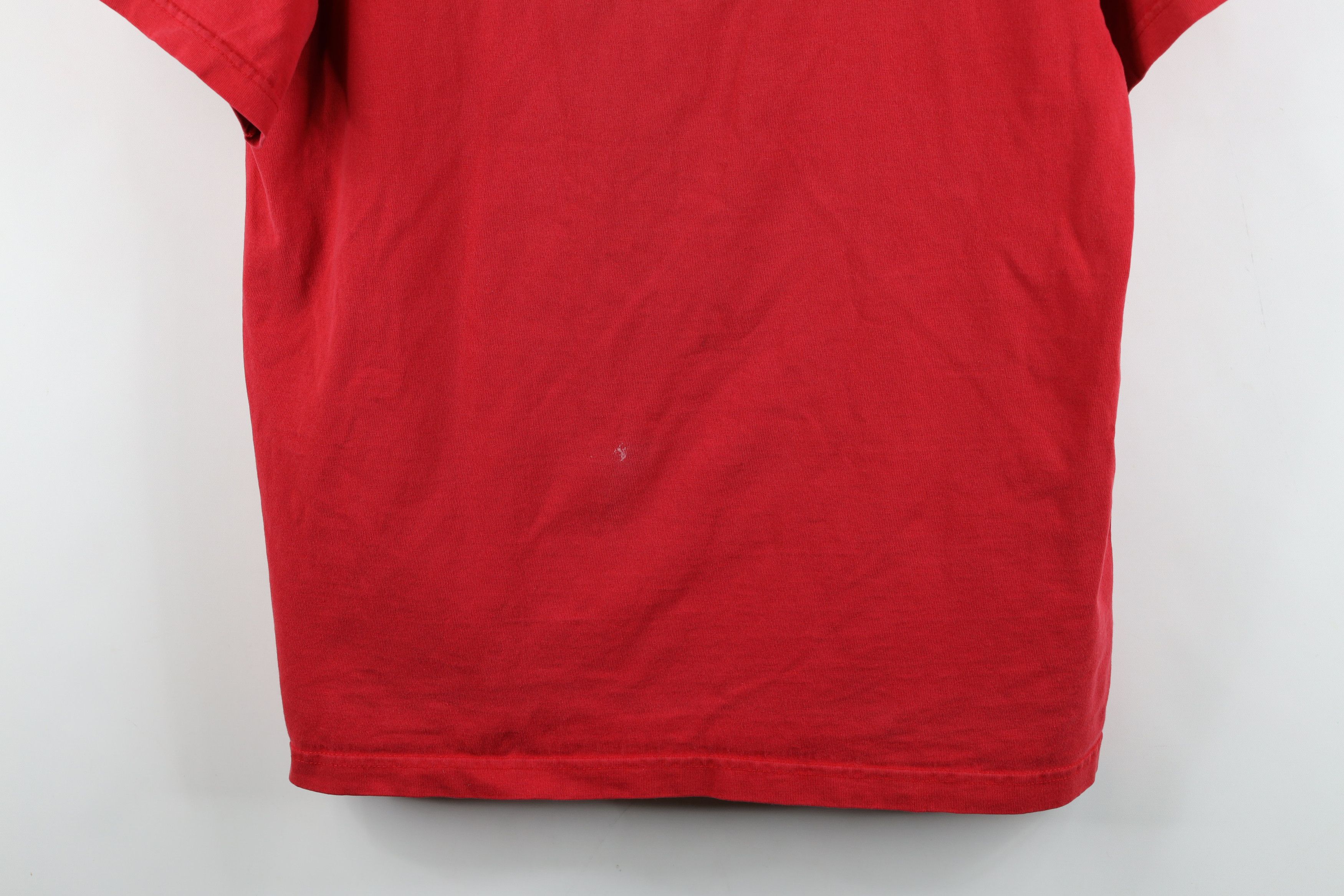 Vintage Vintage 90s Y2K Streetwear Alaska Moose Bear T-Shirt Red Size US L / EU 52-54 / 3 - 3 Thumbnail
