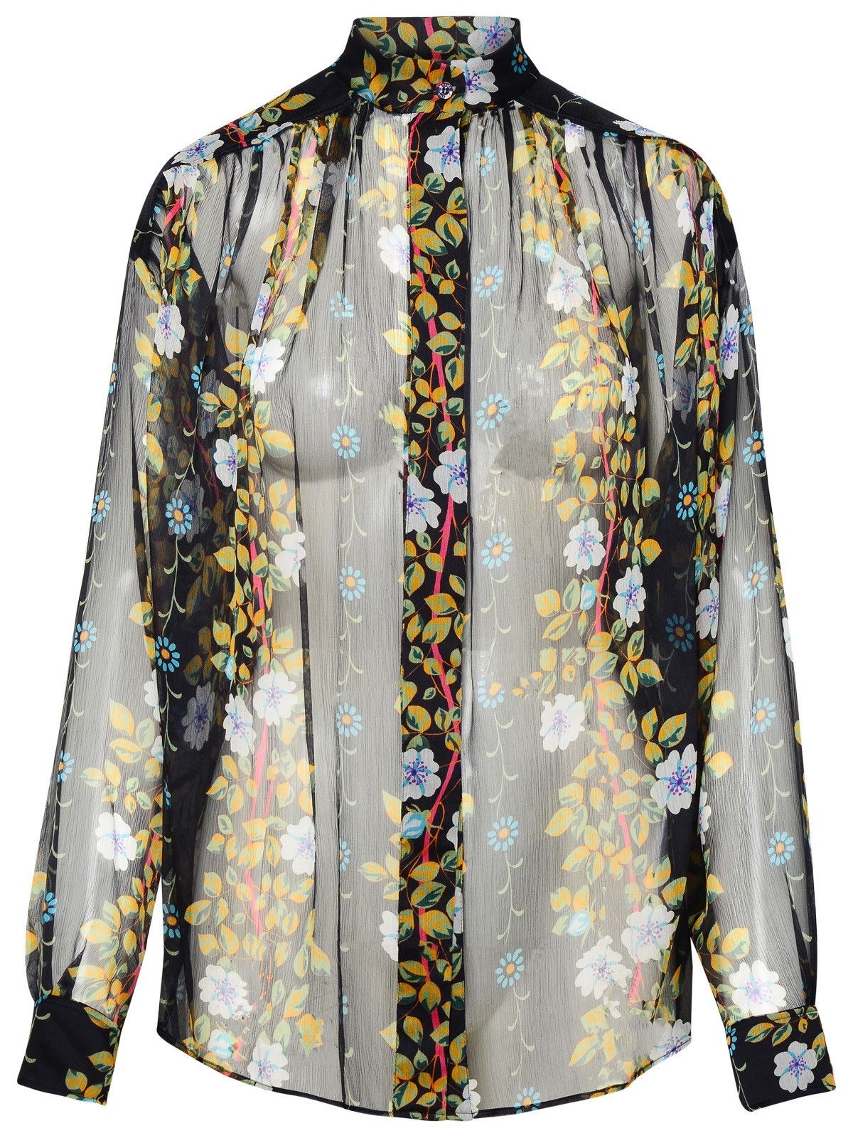 image of Etro Black Silk Shirt, Women's (Size Small)