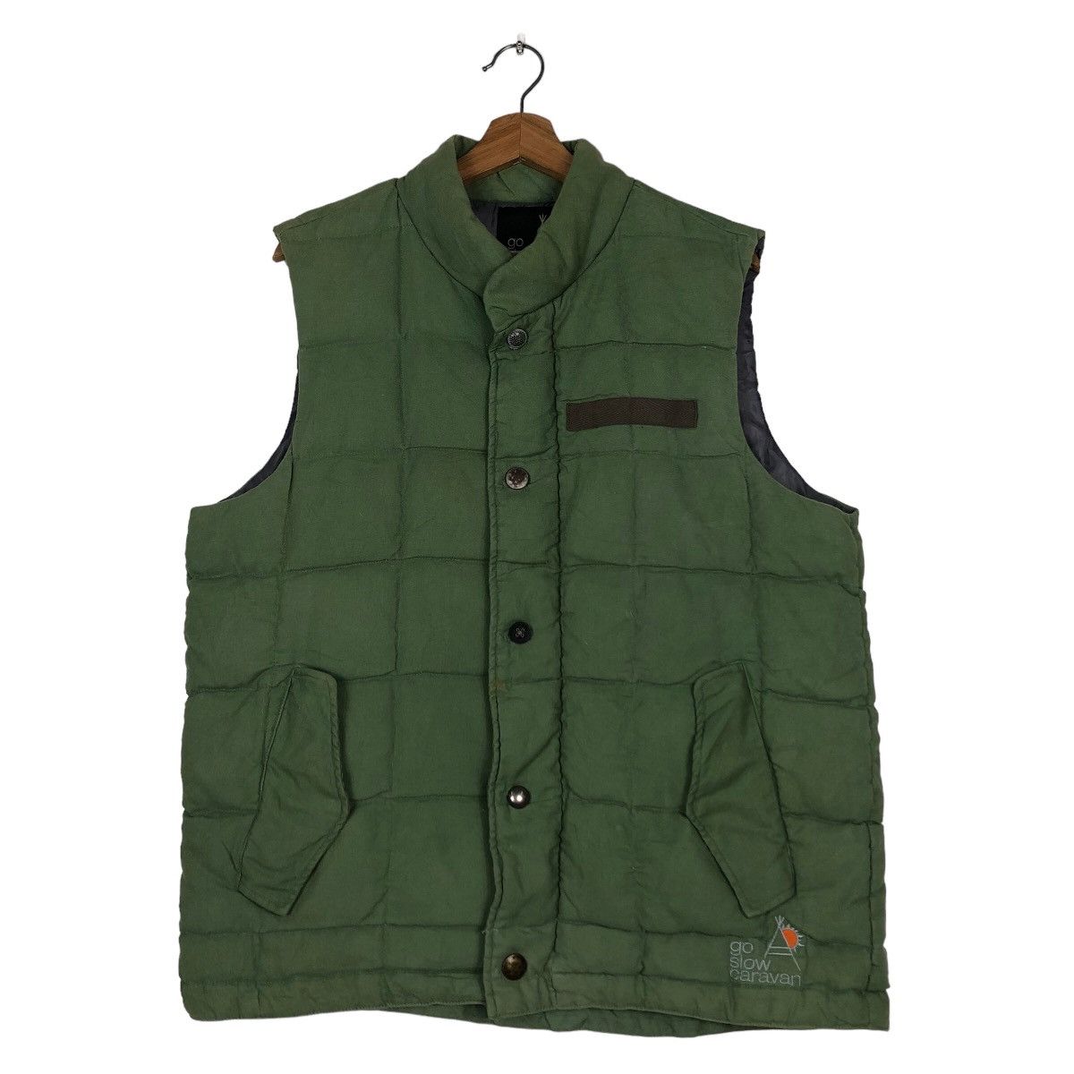 Hysteric Glamour 🔥Rare Tank Top Puffer Down Hunting Go Slow Caravan Japan Size US M / EU 48-50 / 2 - 1 Thumbnail
