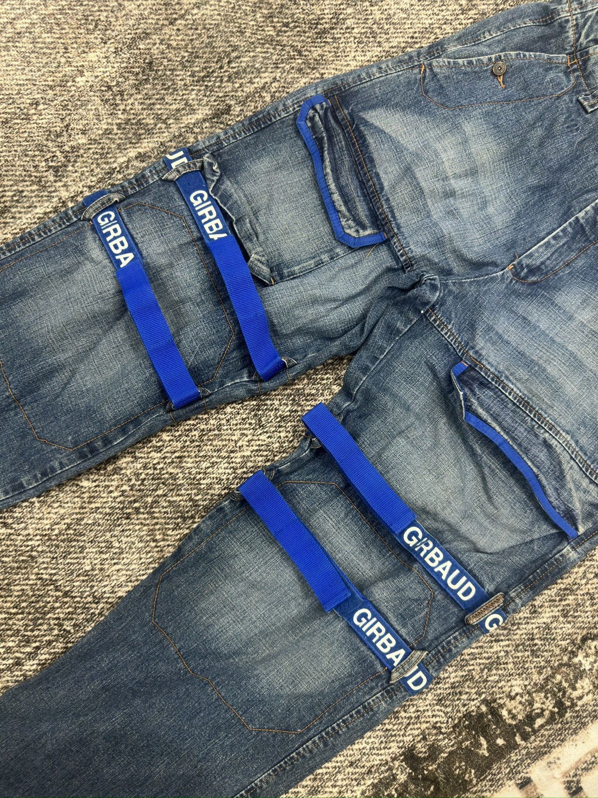 If Six Was Nine × JNCO × Marithe + Francois Girbaud Baggy Jeans MFG Denim Wide Loose Y2k Streetwear Jnco Size US 38 / EU 54 - 3 Thumbnail