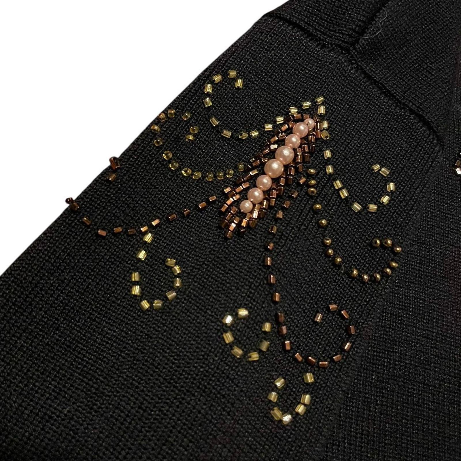 Betsey Johnson VTG 90s Betsey Johnson New York 100% silk full-zip cardigan Size M / US 6-8 / IT 42-44 - 6 Thumbnail
