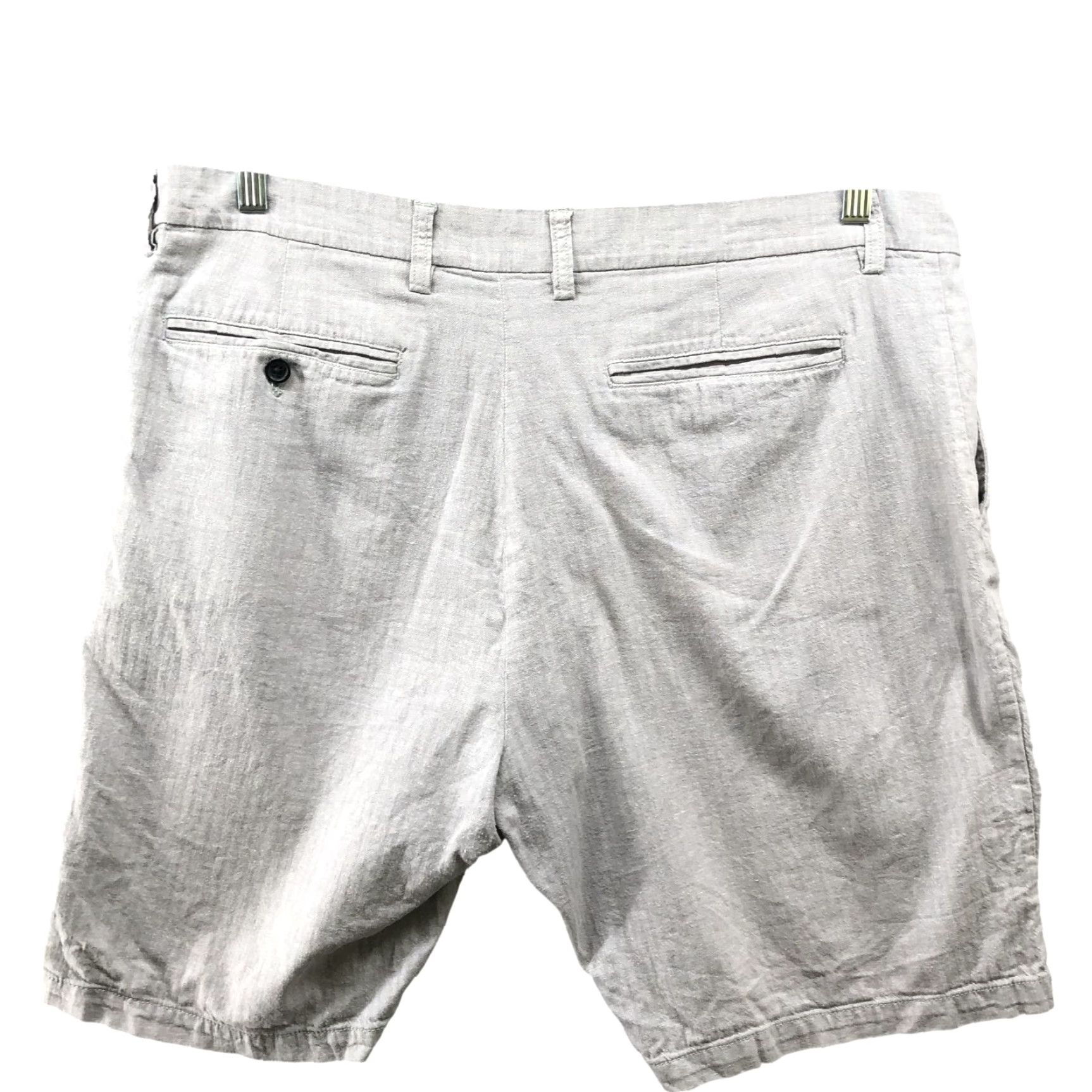Old Navy Old Navy Linen Blend Shorts Mens Size 36 Gray Slim Flat Front 10" Chino Classic Mens Size US 36 / EU 52 - 2 Thumbnail