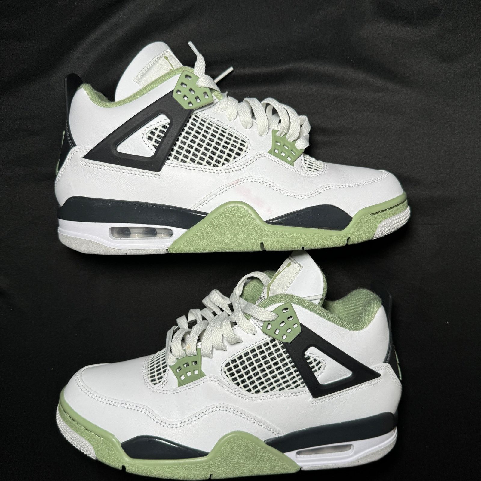 Jordan Brand × Nike Size 9.5 - Wmns Air Jordan 4 Retro Seafoam Women's Shoes Size US 9.5 / IT 39.5 - 3 Thumbnail