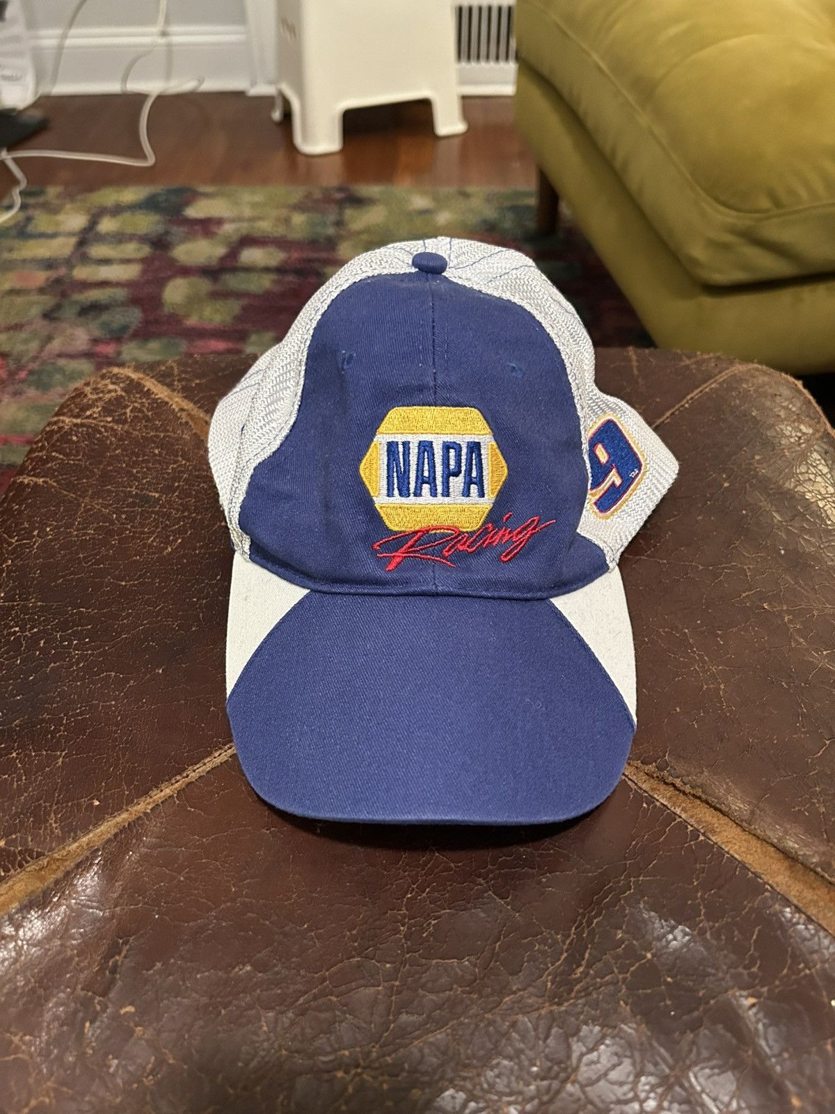 Other blue and white napa rase car hat Size ONE SIZE - 1 Thumbnail