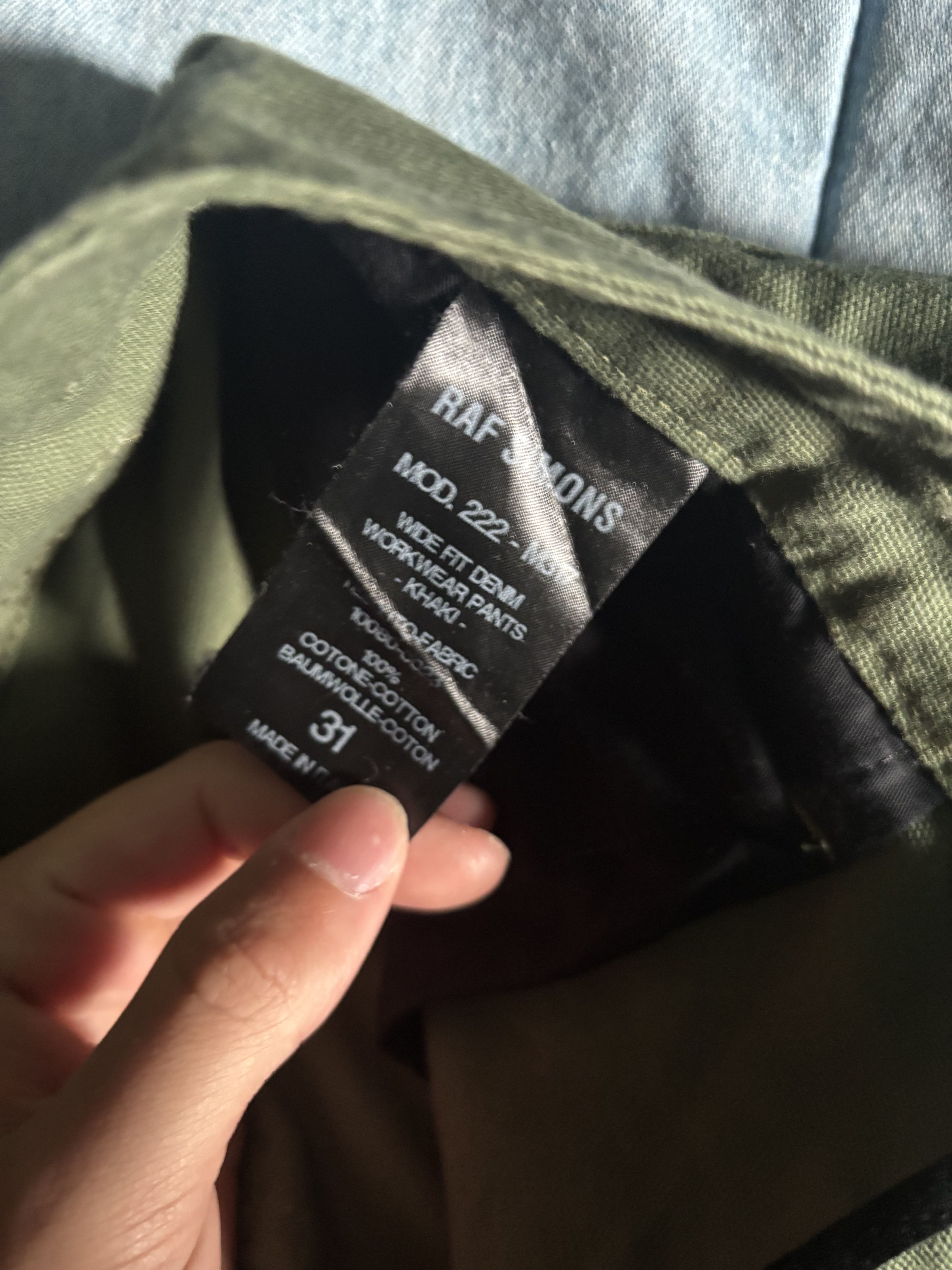 Raf Simons Raf Simmons Workwear Pants Size US 31 - 7 Thumbnail