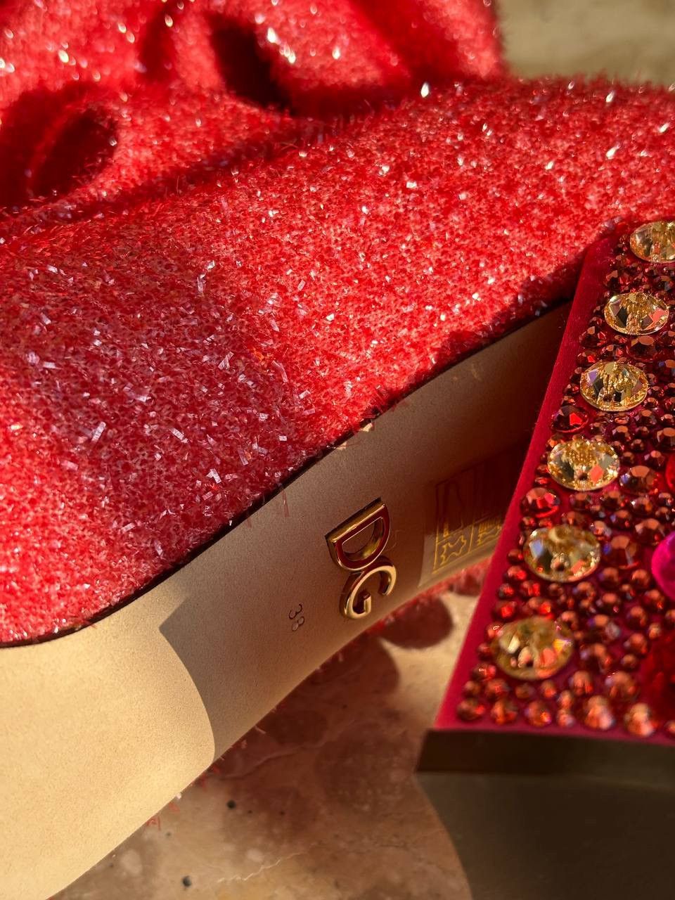 Dolce & Gabbana Dolce&Gabbana glitter boots Size US 8 / IT 38 - 4 Thumbnail