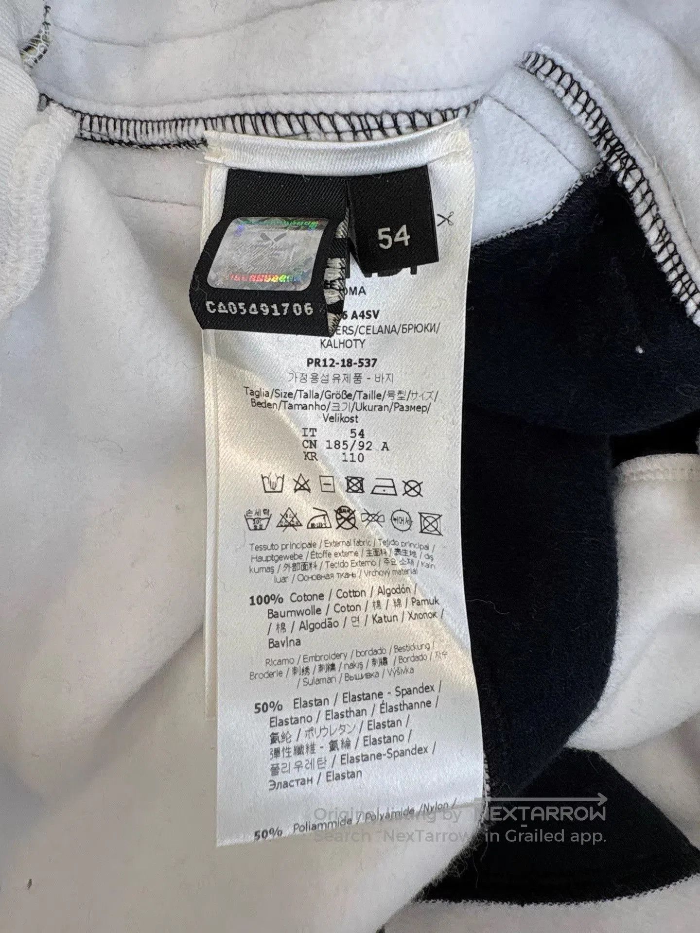 Fendi Black and White Color Block Sweatpants. Size US 38 / EU 54 - 5 Thumbnail