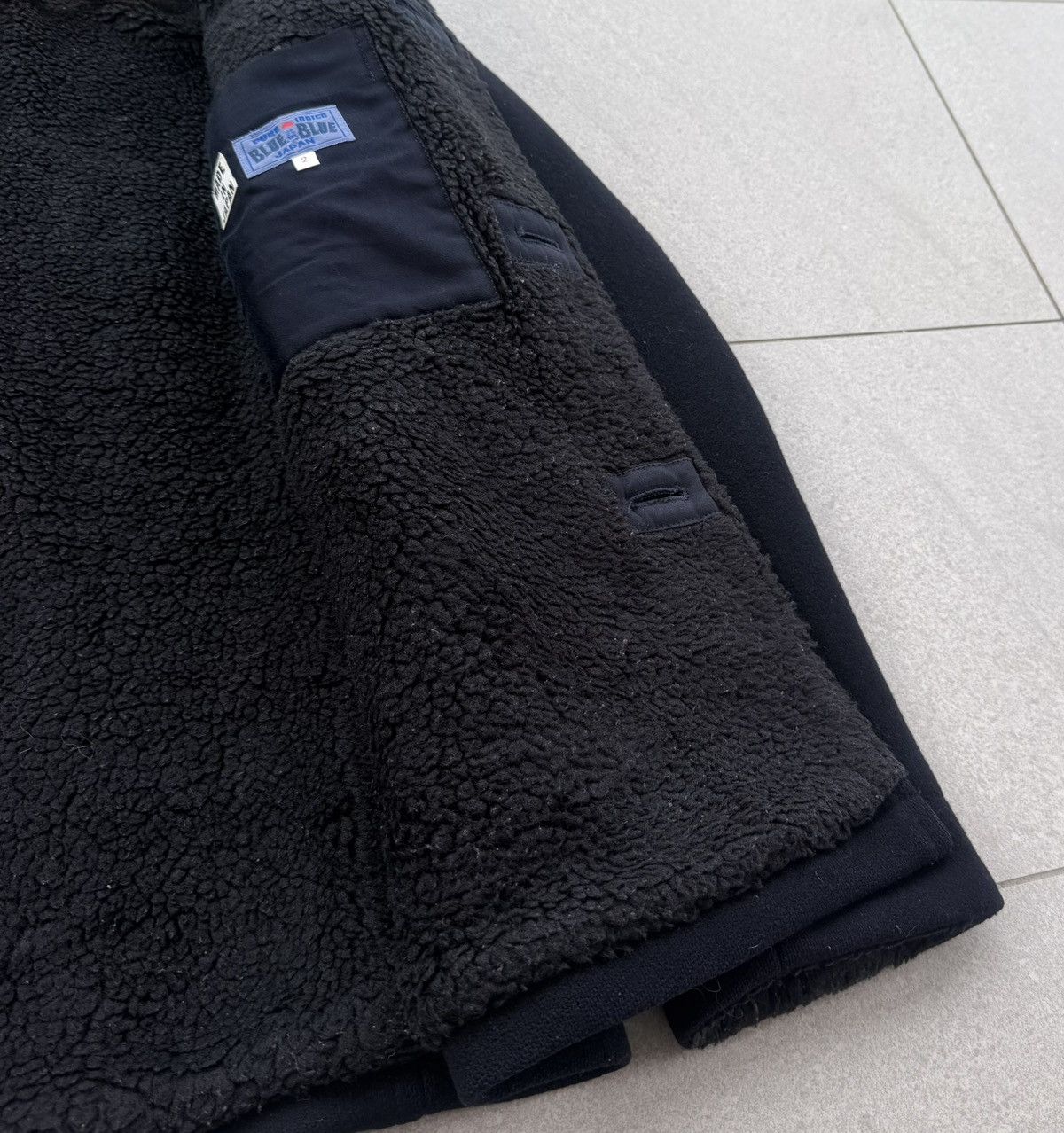 Blue Blue Japan Vintage Blue Blue Japan Sherpa Lined Winter Work Jacket Size US M / EU 48-50 / 2 - 6 Thumbnail