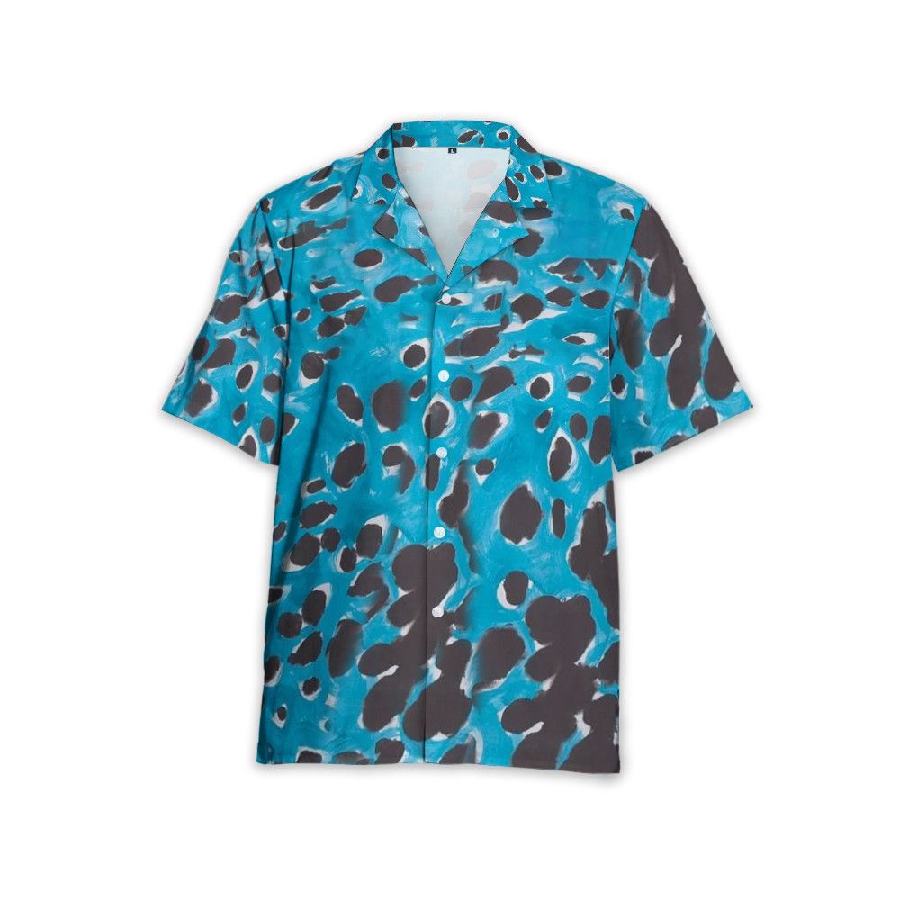Designer Spot-Print Short-Sleeve Shirt Size US L / EU 52-54 / 3 - 1 Thumbnail