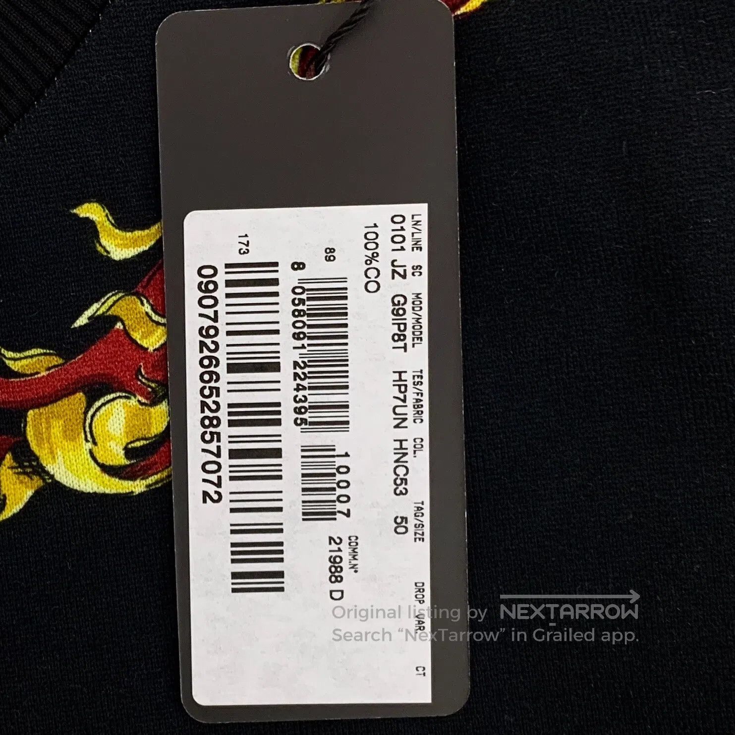 Dolce & Gabbana Dolce Gabbana Black cotton round neck long-sleeved sweatsh Size US L / EU 52-54 / 3 - 8 Thumbnail