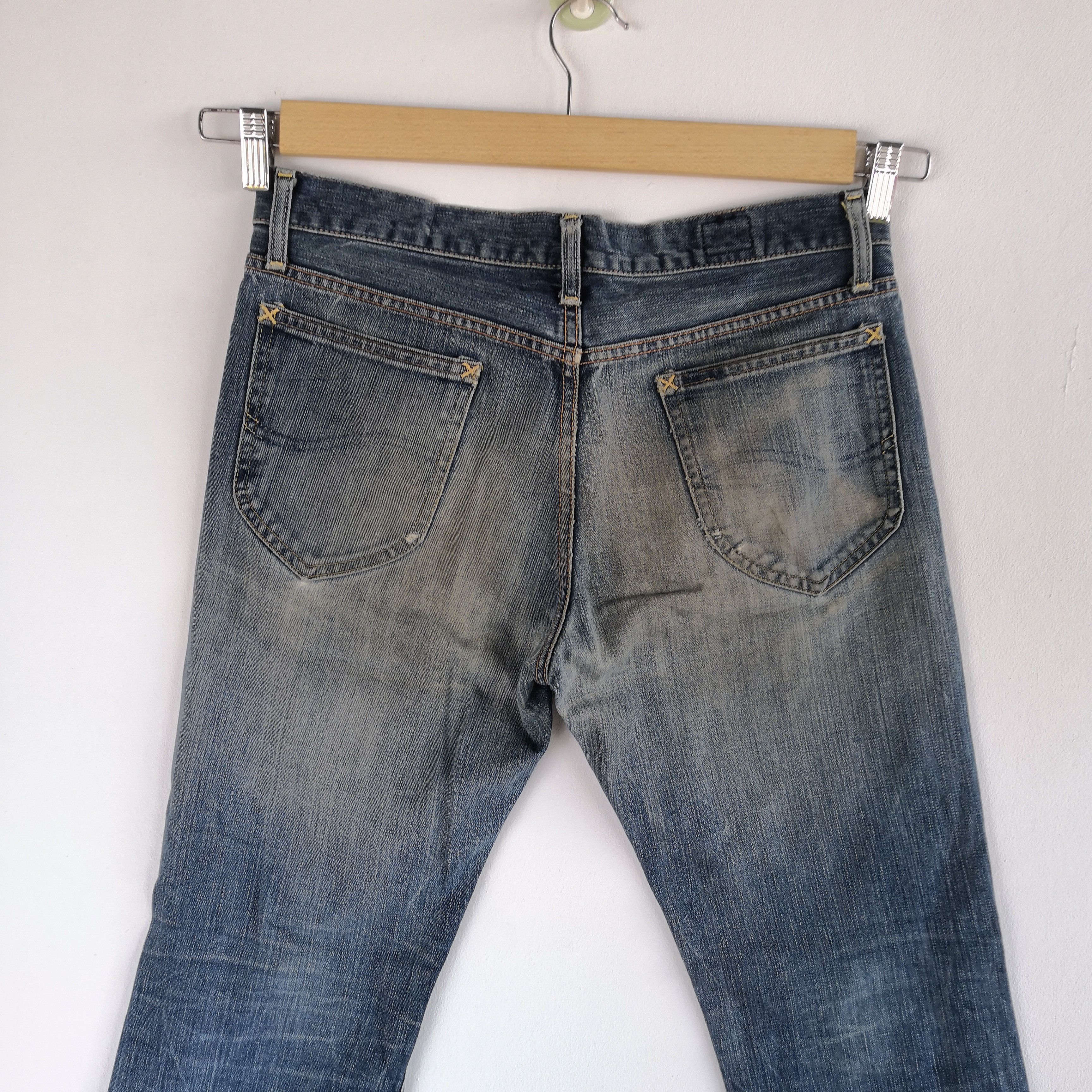 Lee Vintage 80s Lee Denim Lee Distressed Jeans Lee Rusty Pants Size US 30 / EU 46 - 3 Thumbnail