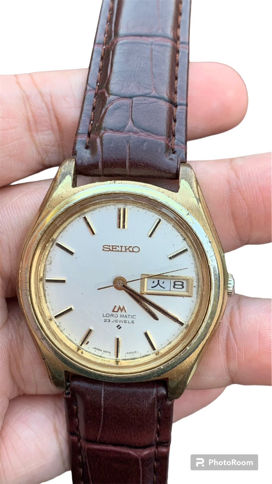image of 1970S Seiko Lord Matic in Chrome, Men's
