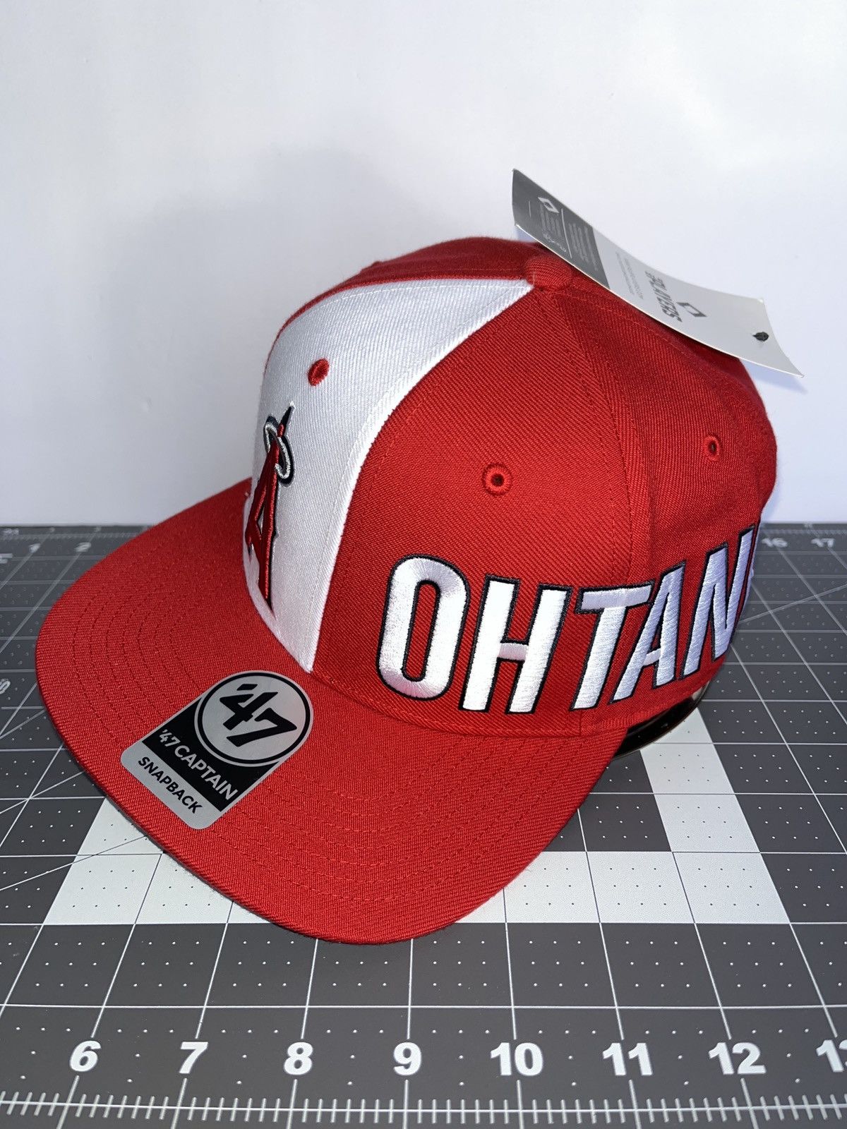 47 Brand Shohei Ohtani Anaheim Angels MLB Players Snapback OSFA Hat Size ONE SIZE - 3 Thumbnail