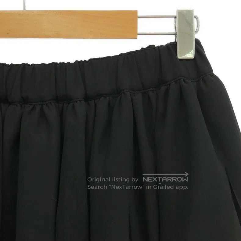 Comme des Garcons Comme des Garcons size S Black split skirt Size 23" - 3 Thumbnail
