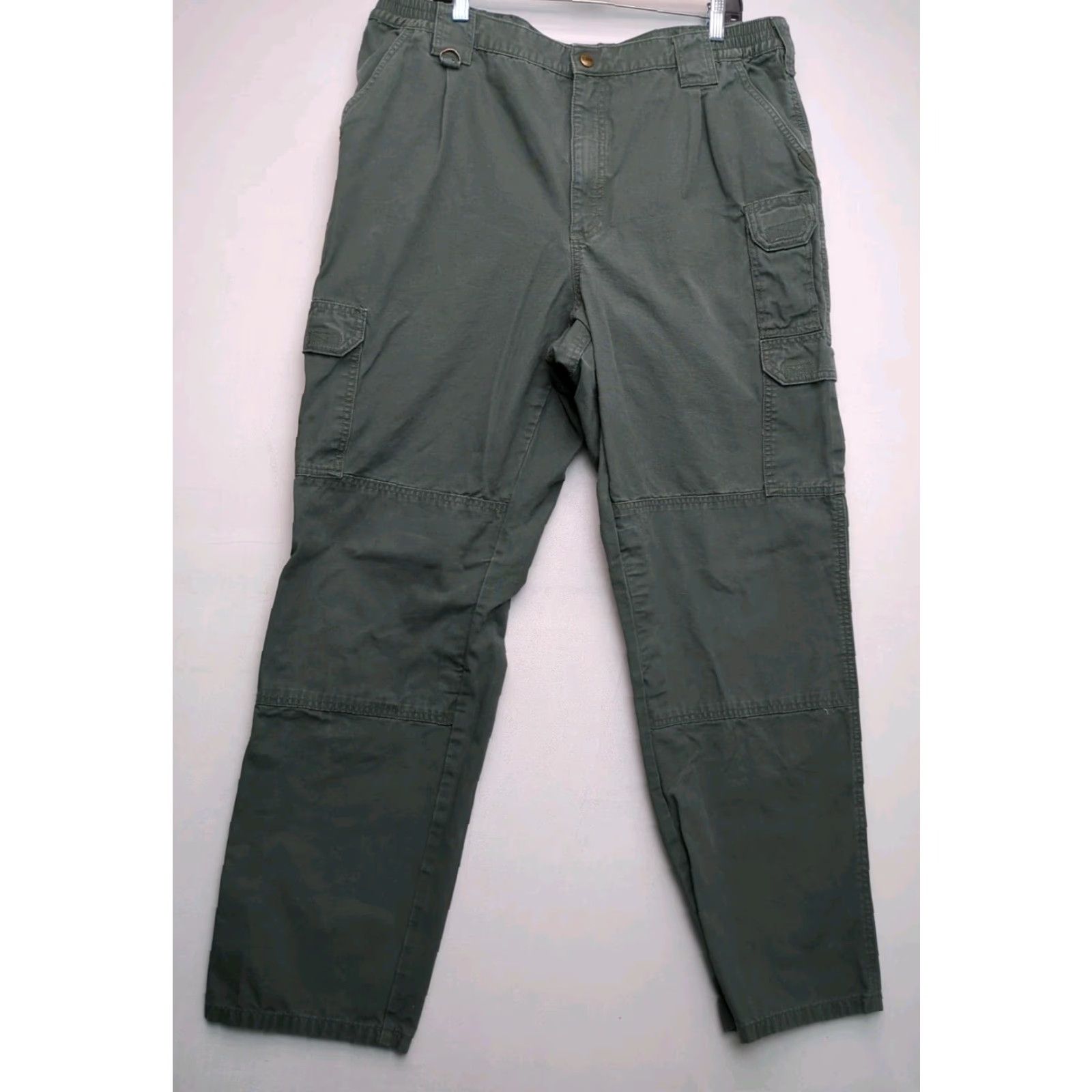 Vintage VINTAGE? 5.11 Tactical Men's Double Knee Pro Ripstop Cargo Tactical Pants 40x32 Green Size US 40 / EU 56 - 2 Thumbnail