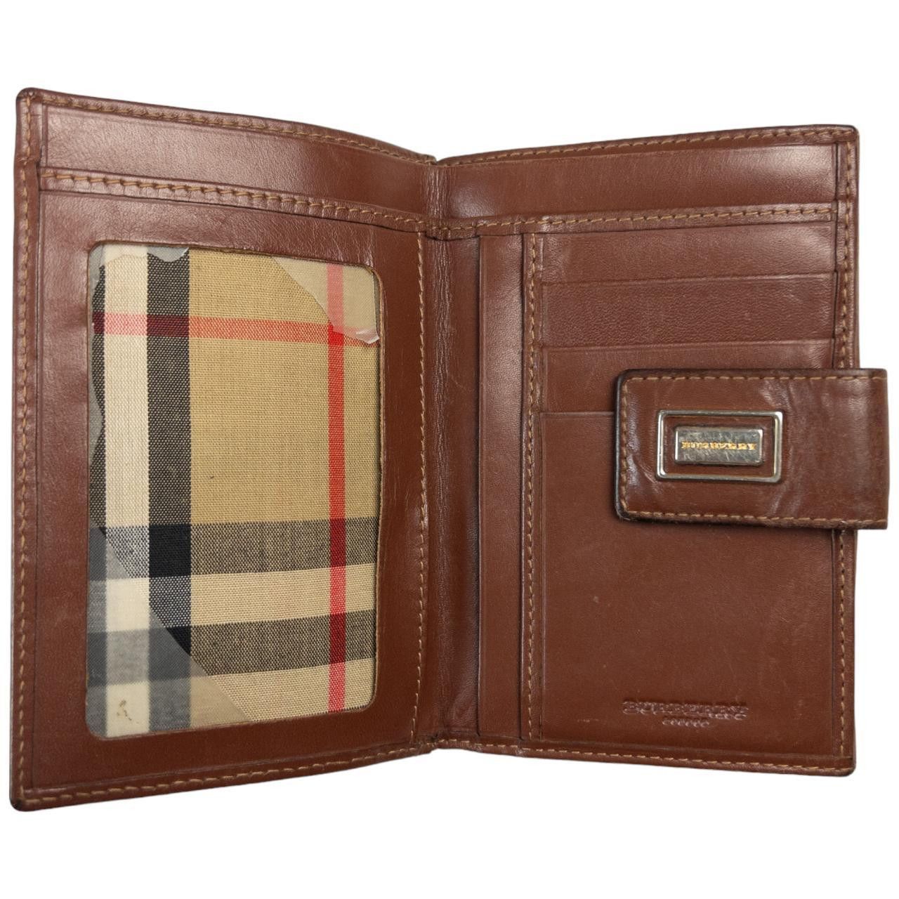 Burberry Vintage Burberry Nova Check Leather Wallet Size ONE SIZE - 3 Thumbnail