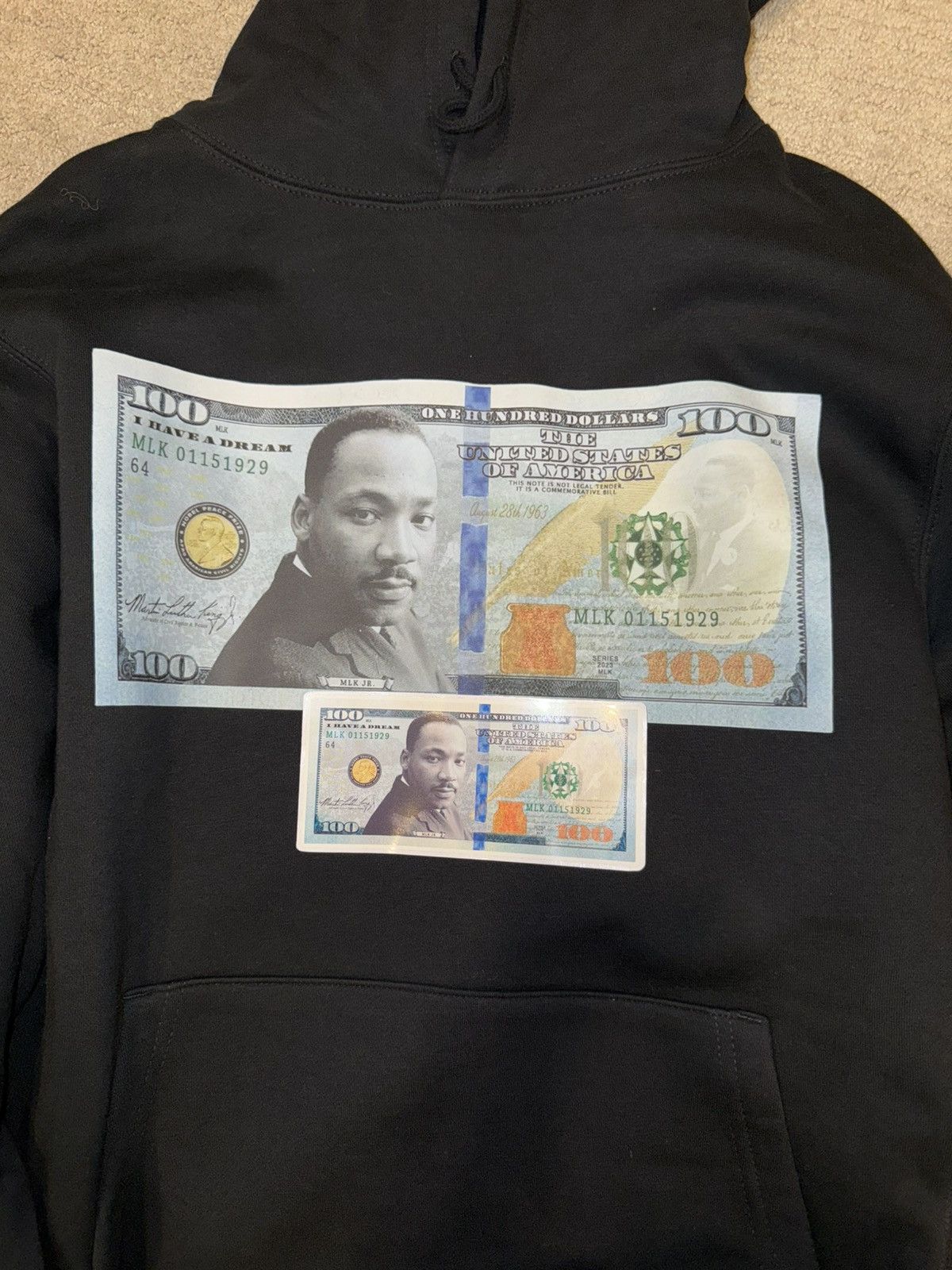 Vintage ShitBySheff MLK hoodie Size US M / EU 48-50 / 2 - 5 Thumbnail