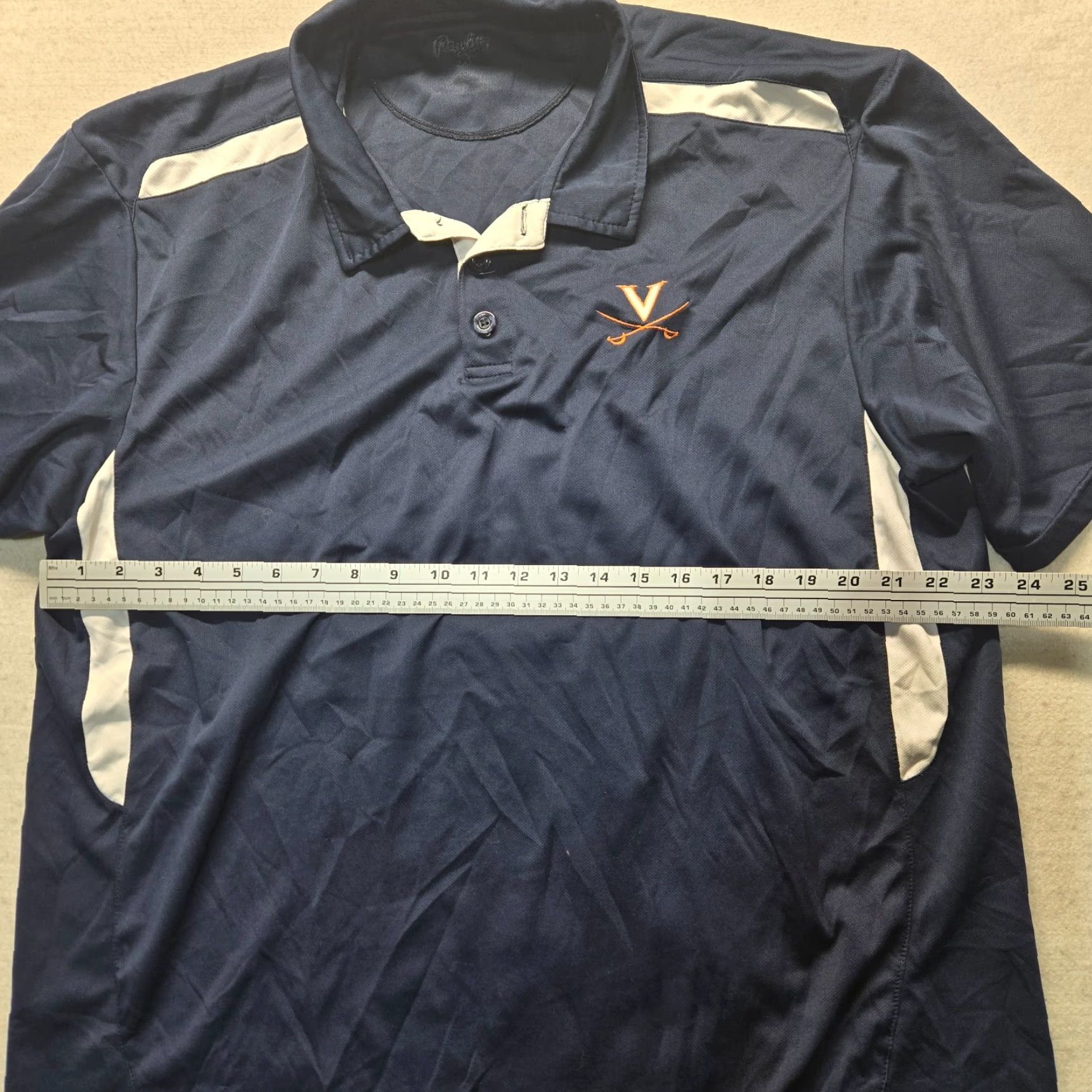 Vintage VINTAGE Virginia Cavaliers Polo Shirt Men 2XL Blue UVA College Sports Shirt Polo 2XL Mens Size US XXL / EU 58 / 5 - 4 Thumbnail