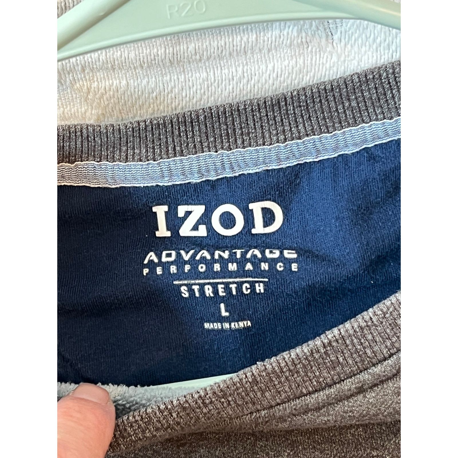 Izod Izod Crewneck Sweatshirt Stretch Gray Mens L Size US L / EU 52-54 / 3 - 3 Thumbnail
