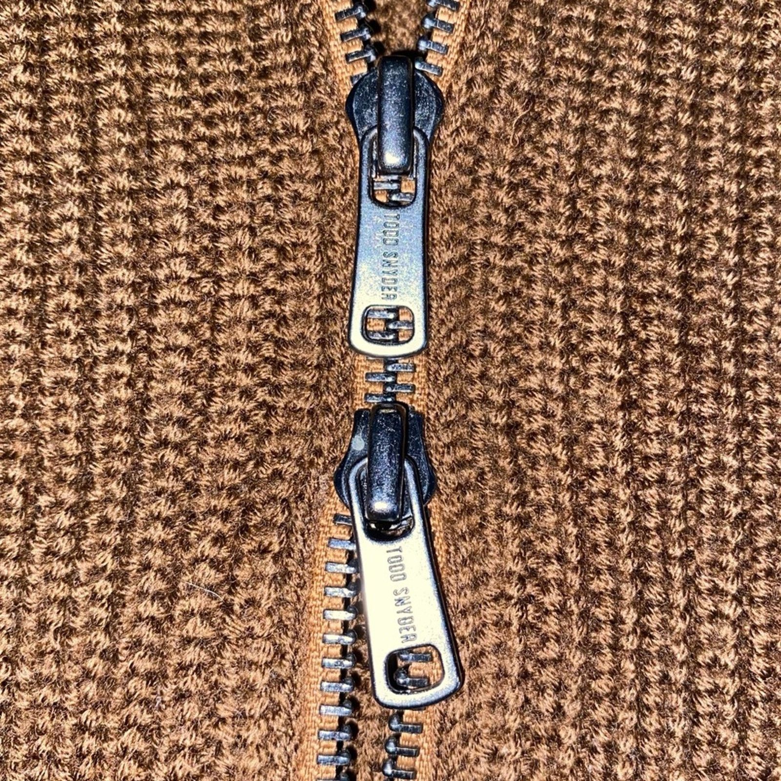 Todd Snyder TODD SNYDER $299 Cardigan Full Zip Brown Merino Sweater XL Size US XL / EU 56 / 4 - 6 Thumbnail