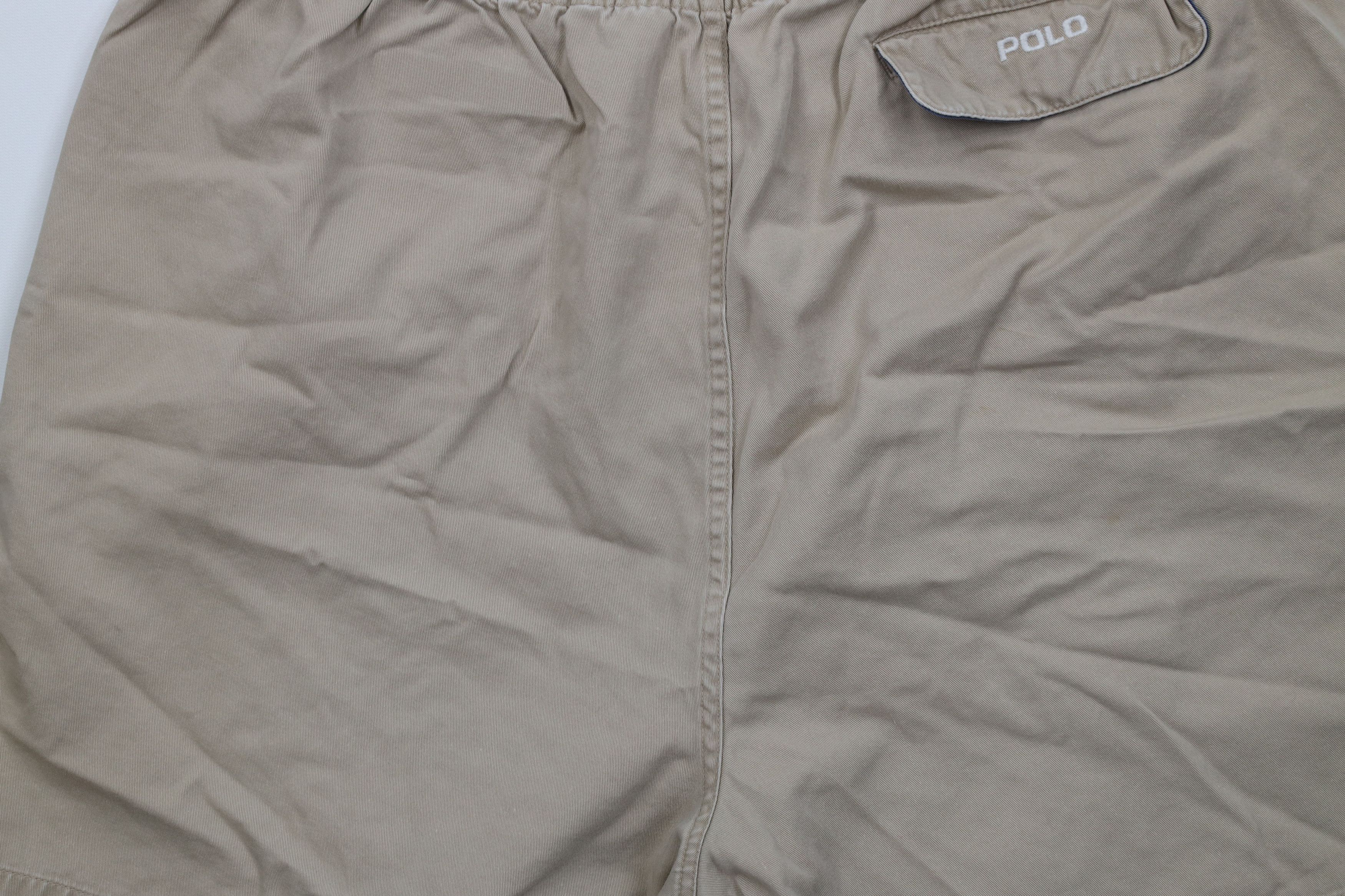 Polo Ralph Lauren Vintage 90s Ralph Lauren Above Knee Shorts Beige Cotton Size US 38 / EU 54 - 12 Thumbnail