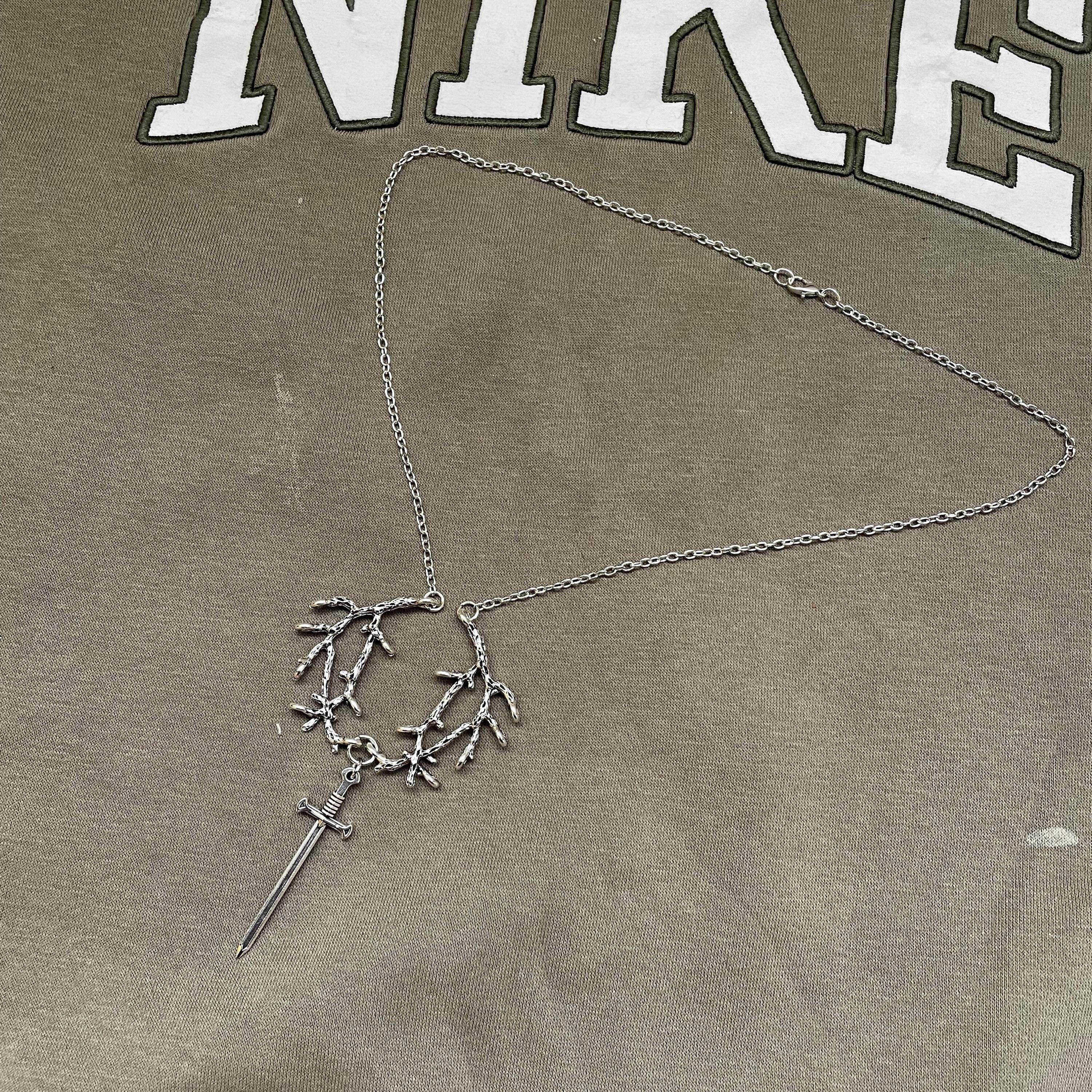 Other Necklace Punk Hip Hop Necklace Medieval Jewelry Size ONE SIZE - 5 Thumbnail