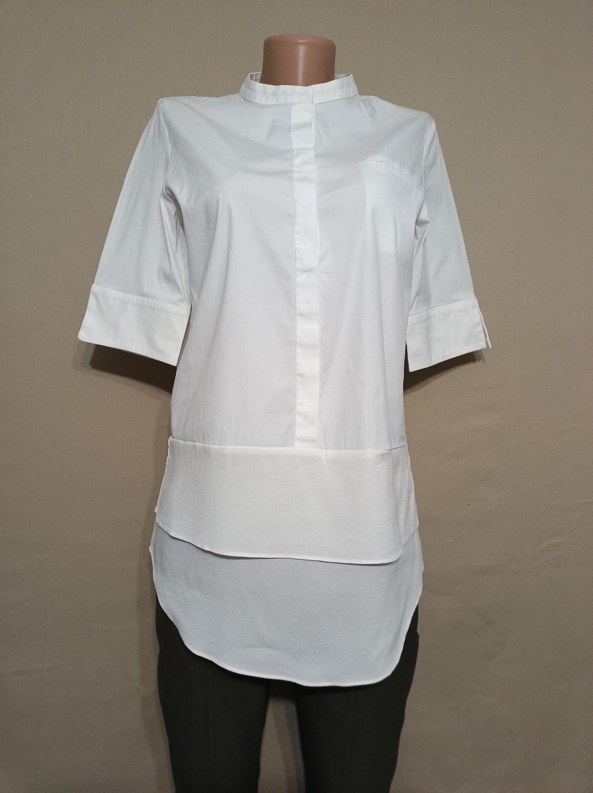 Fabiana Filippi Fabiana Filippi Cotton Silk Blouse Shirt Women’s Size M Size S / US 4 / IT 40 - 3 Thumbnail
