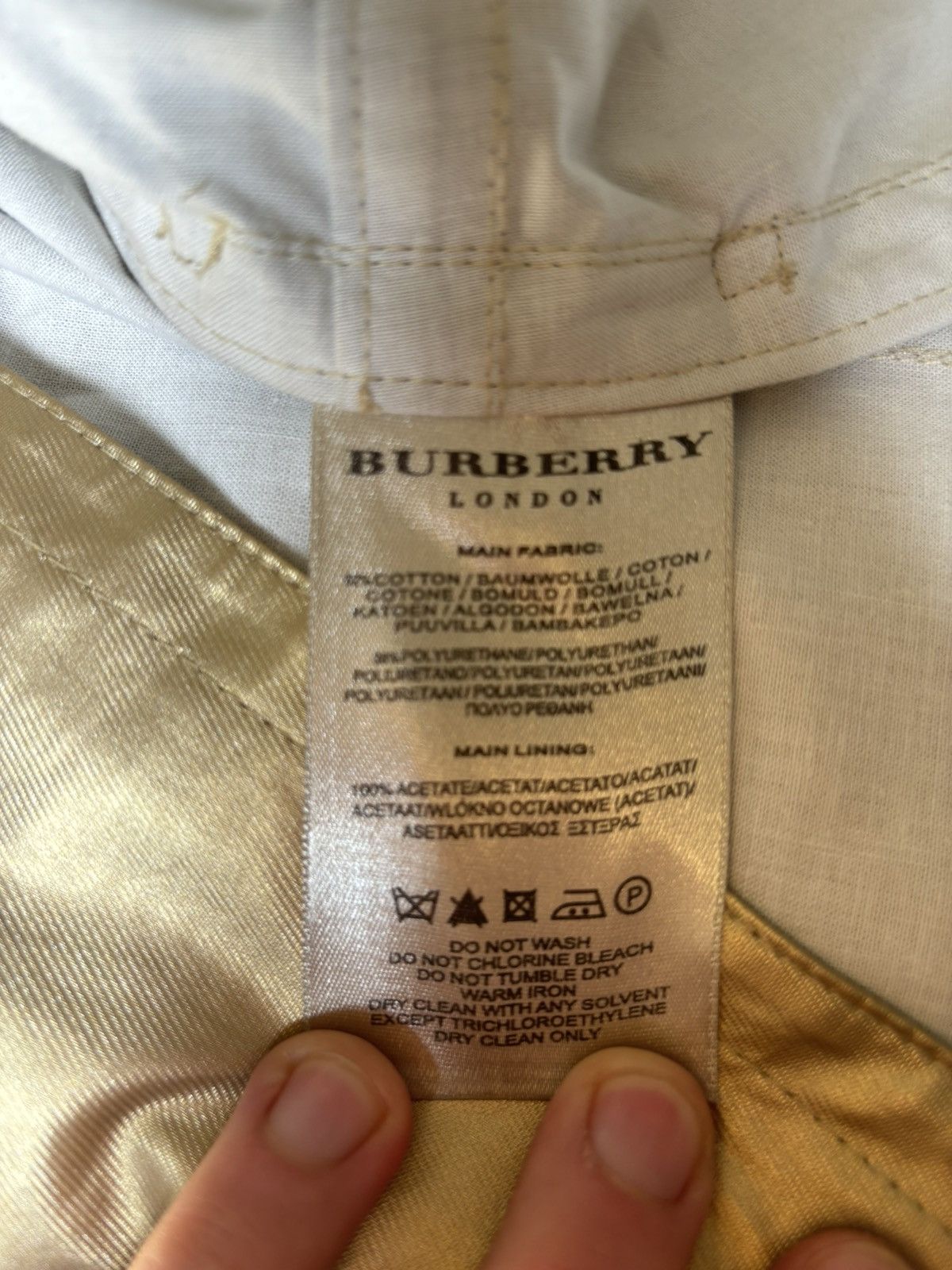 Burberry Gold Burberry Trenchcoat Size M / US 6-8 / IT 42-44 - 8 Thumbnail