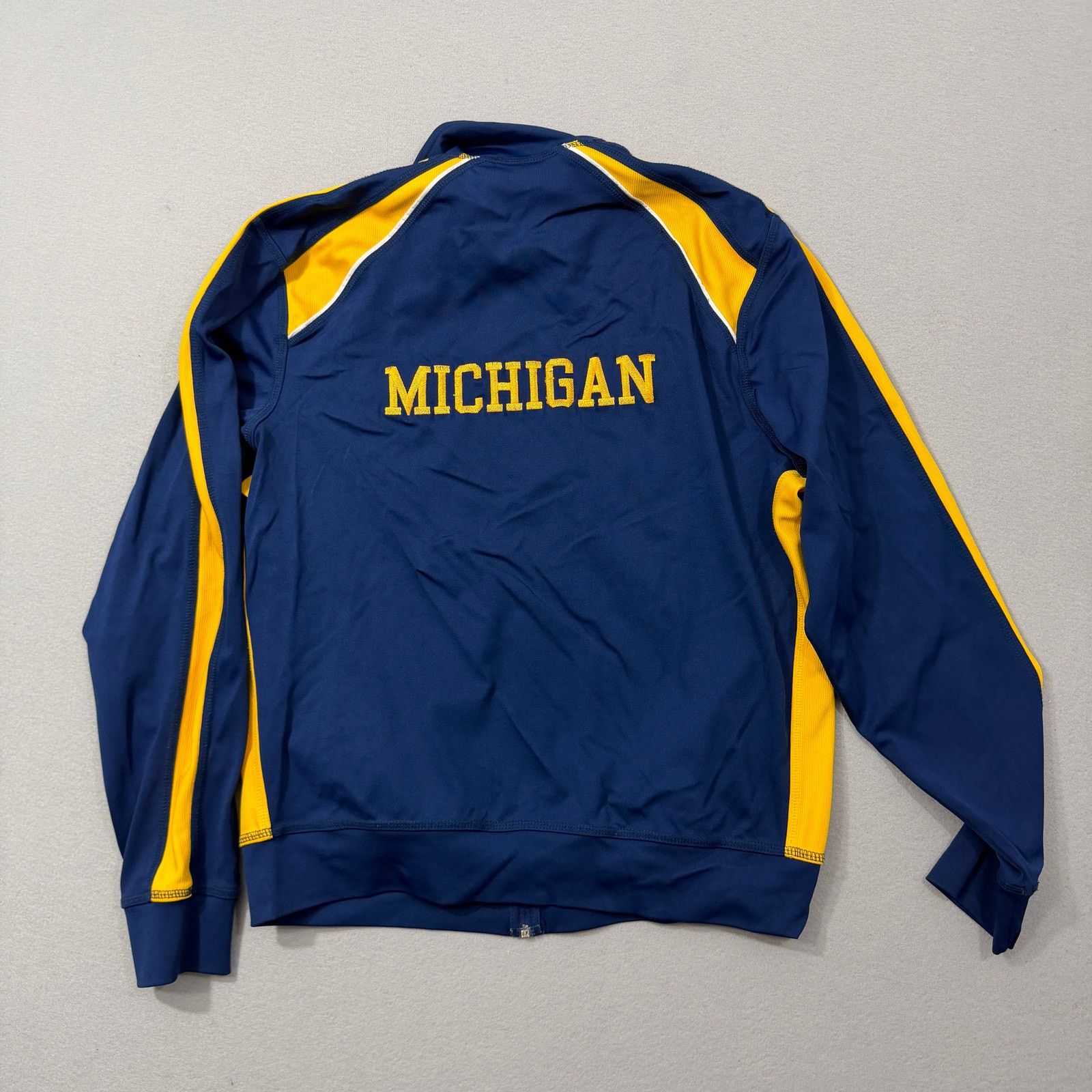 Speedo Vintage Speedo Michigan Wolverines Jacket Men's Medium Blue Size US M / EU 48-50 / 2 - 6 Thumbnail