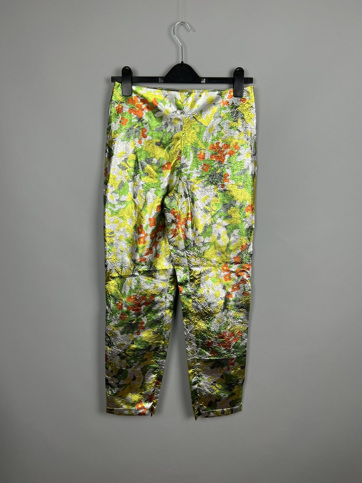 H&M Richard Quinn H&M Design Award Runway Floral Trousers SAMPE Size 26" / US 2 / IT 38 - 1 Thumbnail