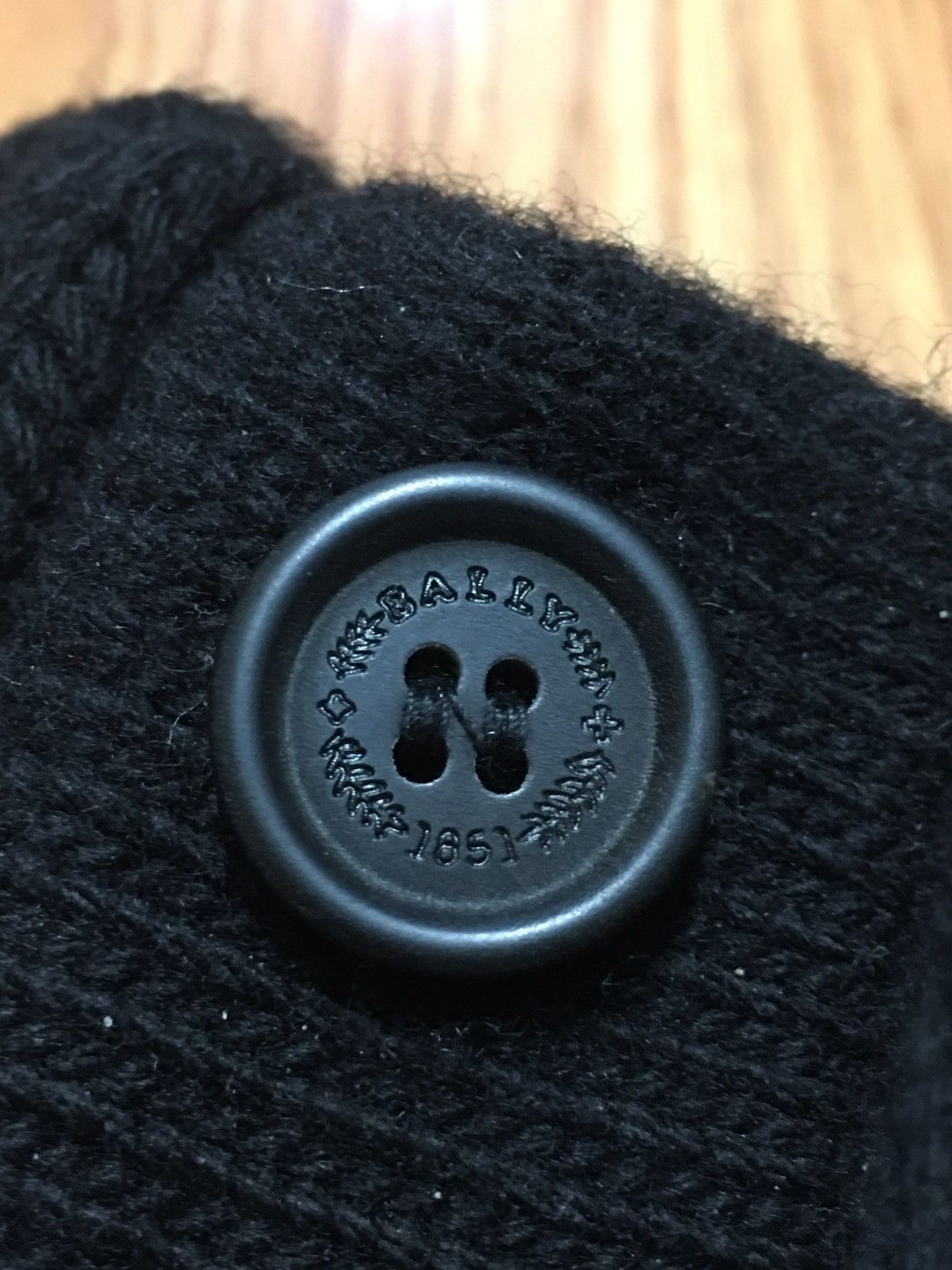 Bally BALLY Black Cable Knit Cardigan Sweater Merino Wool EU 48 Size XL / US 12-14 / IT 48-50 - 8 Thumbnail
