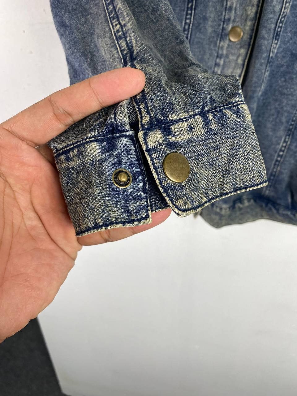 Japanese Brand japanese brand soft denim jacket nice design Size L / US 10 / IT 46 - 6 Thumbnail