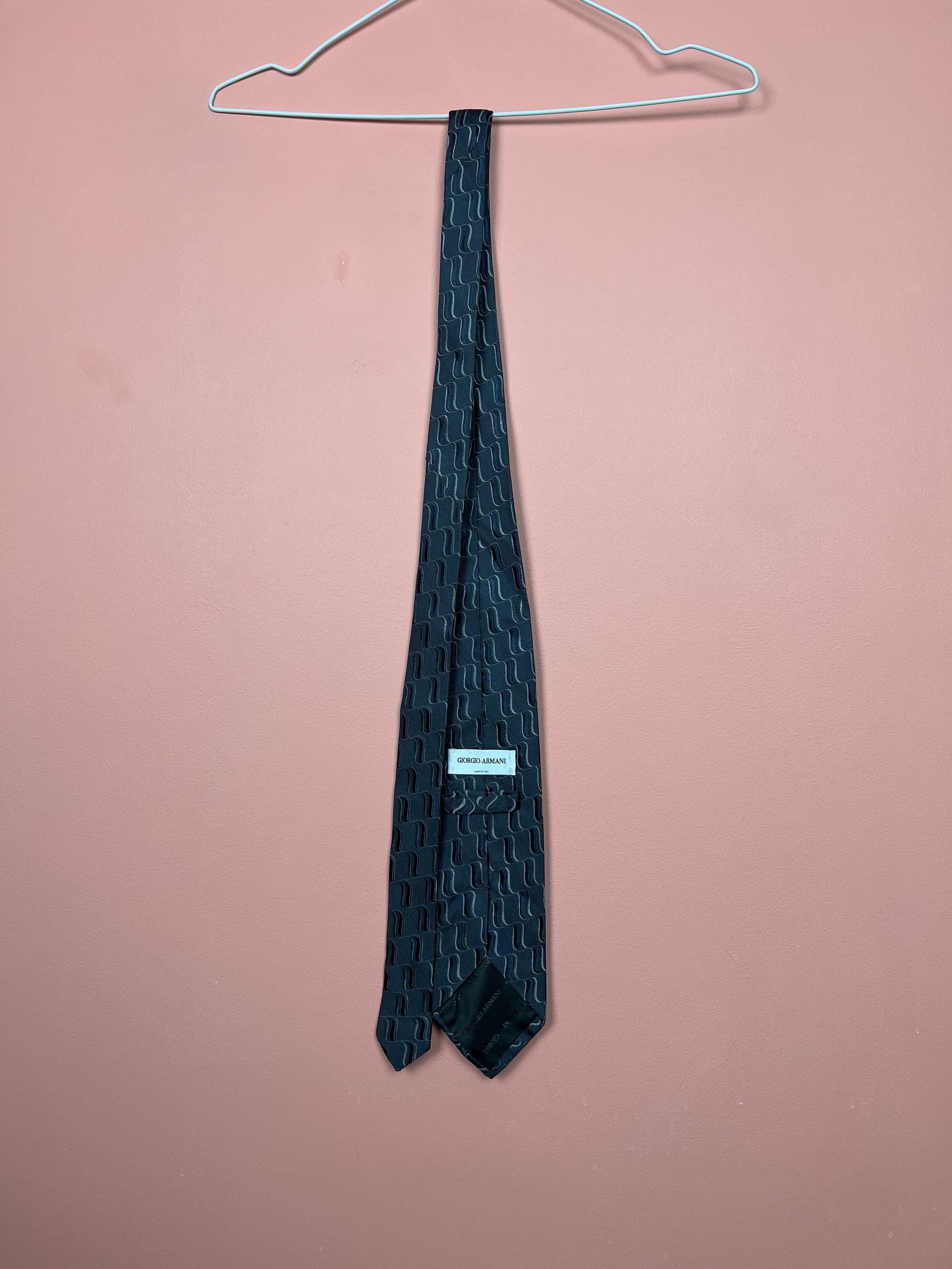 Designer Giorgio Armani ;uxury classic tie luxury silk Size ONE SIZE - 6 Thumbnail