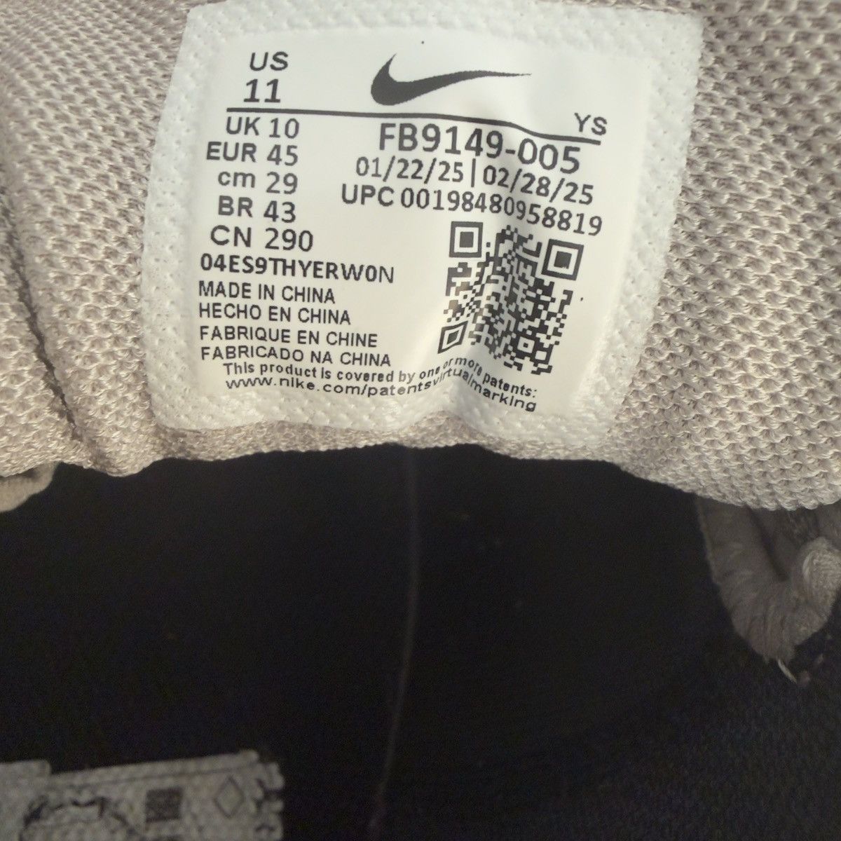 Nike Nike Air Zoom Vomero 5 Grey US 11 🚫READ DESCRIPTION🚫 Size US 11 / EU 44 - 4 Thumbnail