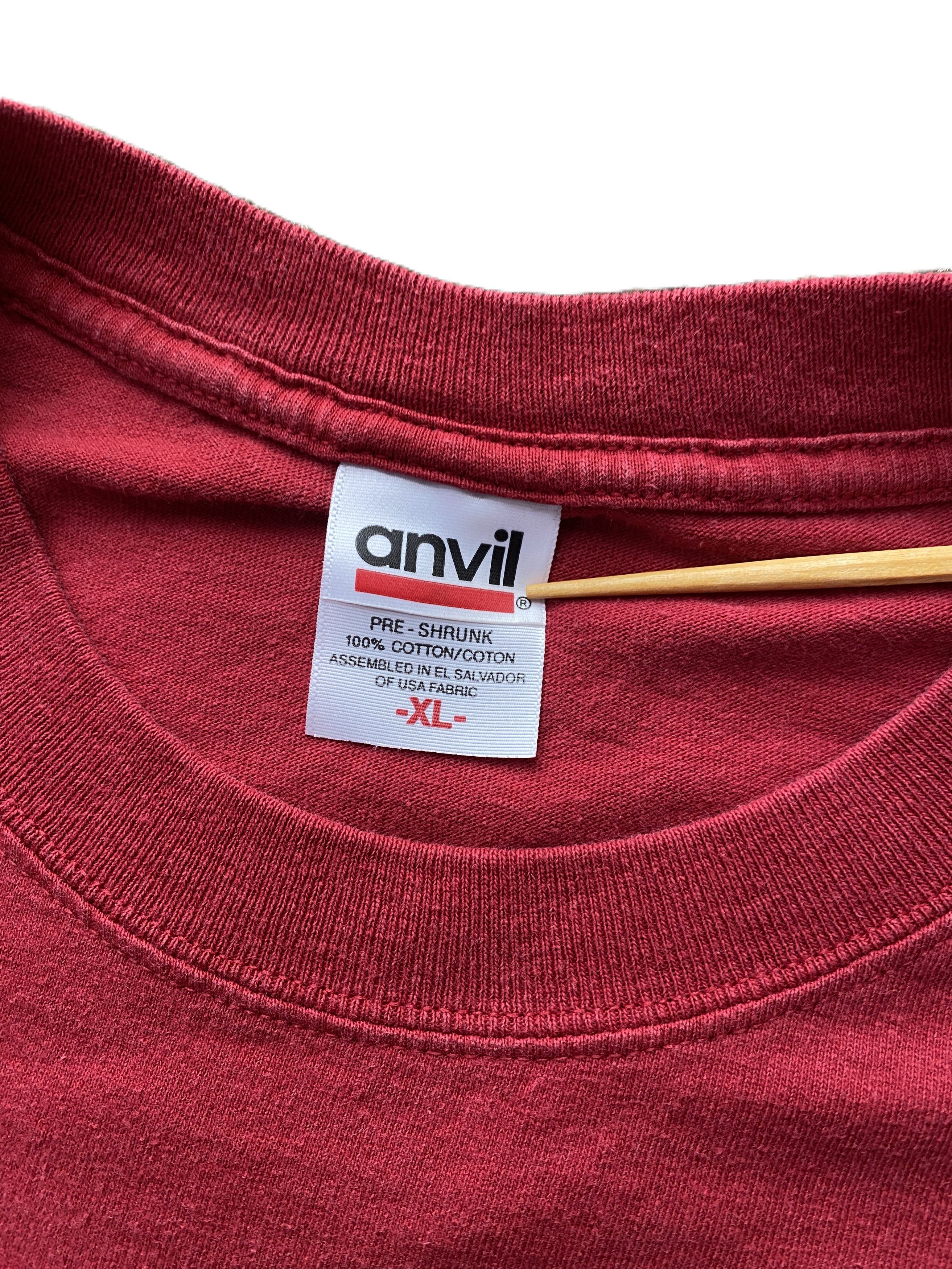 Vintage Vintage Anvil ATV Tee Red Size US XL / EU 56 / 4 - 3 Thumbnail