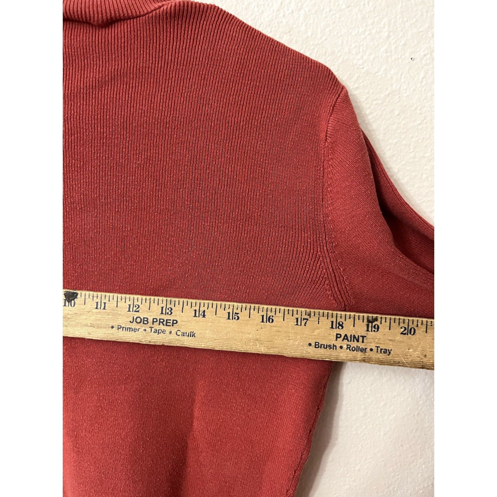 Talbots Talbots Sweater Sz Small P Red Sleeve Mock Turtleneck Cotton/modal Size S / US 4 / IT 40 - 4 Thumbnail