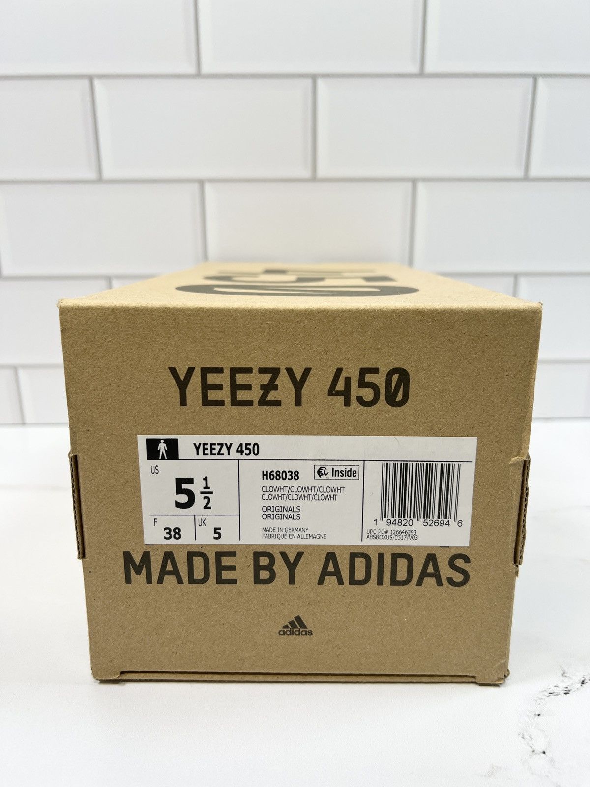 Adidas NEW Adidas Yeezy Boost 450s 450 Cloud White Whites Size US 5.5 / IT 35.5 - 8 Thumbnail
