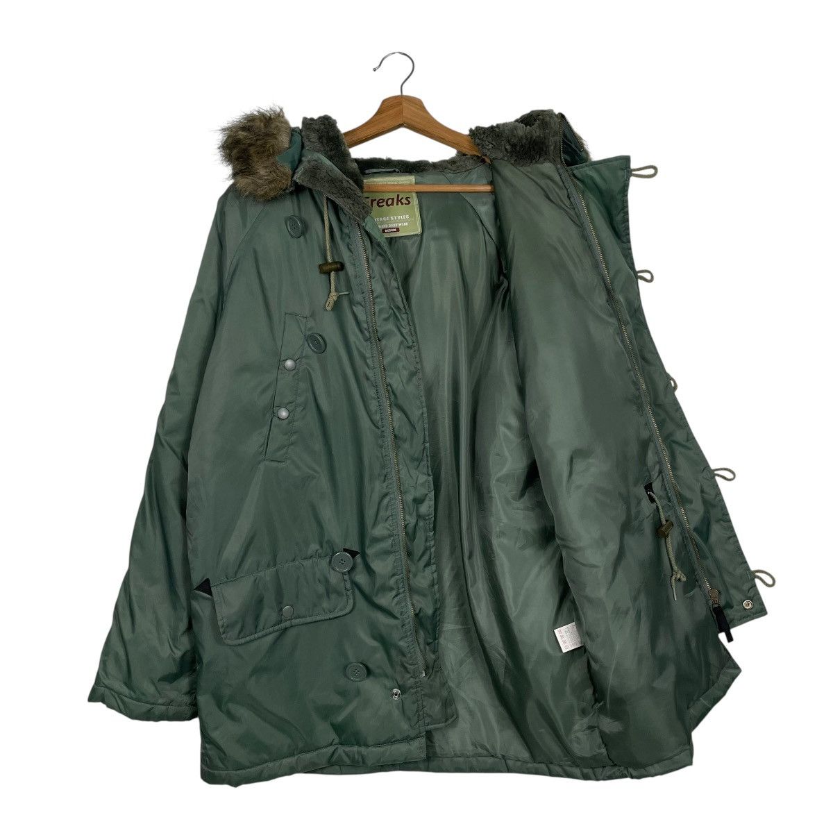 Japanese Brand Japanese Brand Freak Military Hooded Parka Jacket Size US M / EU 48-50 / 2 - 10 Thumbnail