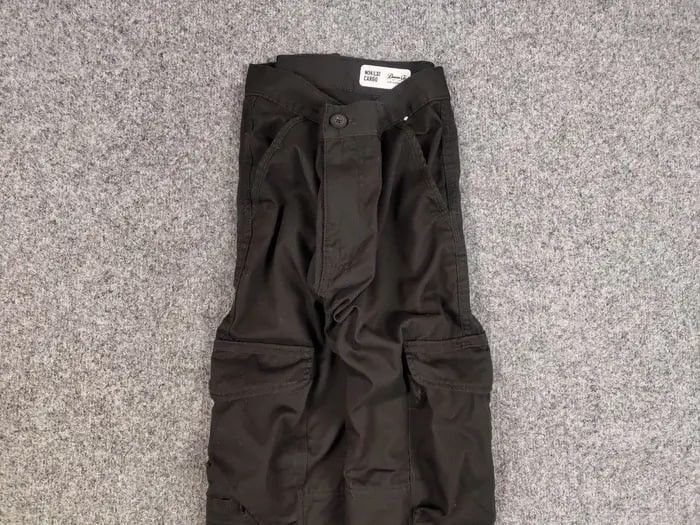 Japanese Brand Vintage Japanese Dark Oliver Cotton Cargo Pants Y2K Style Size US 34 / EU 50 - 7 Thumbnail