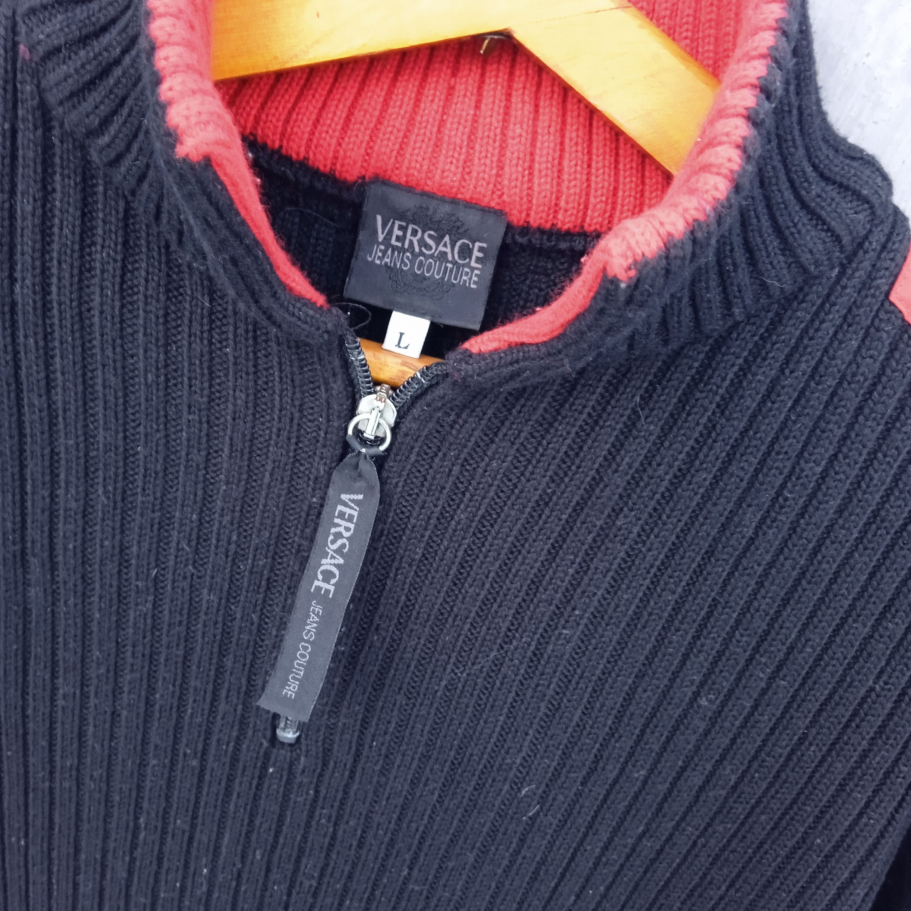 Versace Vintage Versace Jeans Couture Ski Sweater Size US L / EU 52-54 / 3 - 5 Thumbnail