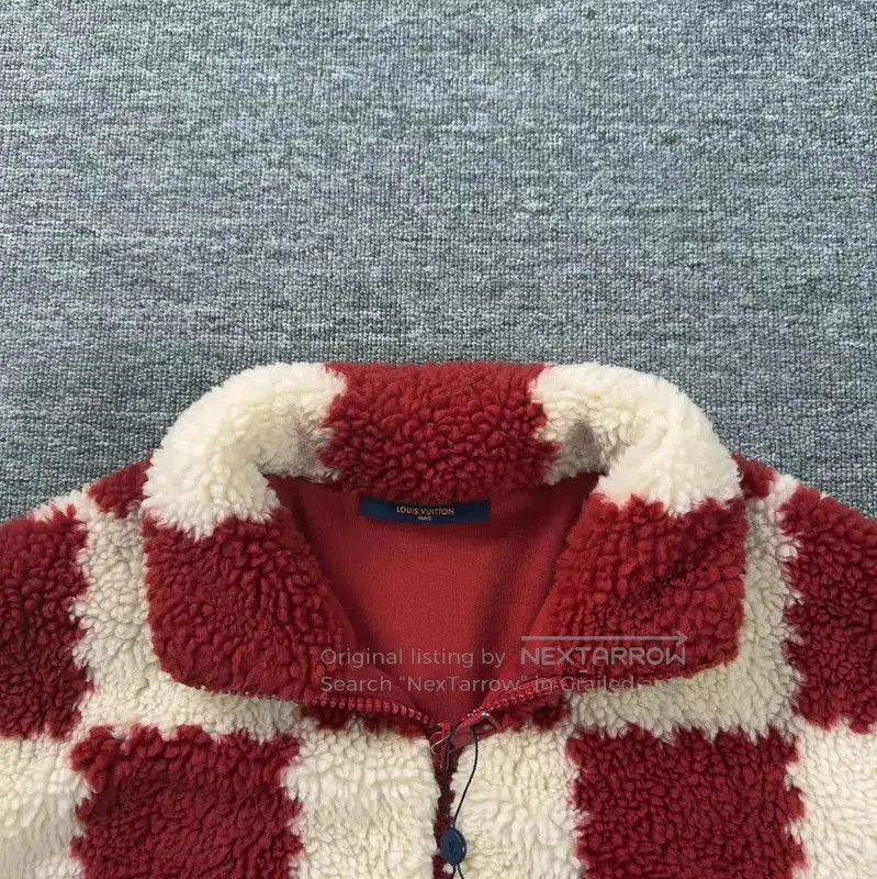 Louis Vuitton Louis Vuitton Red Wool Oversized Jacket . Size US XL / EU 56 / 4 - 3 Thumbnail