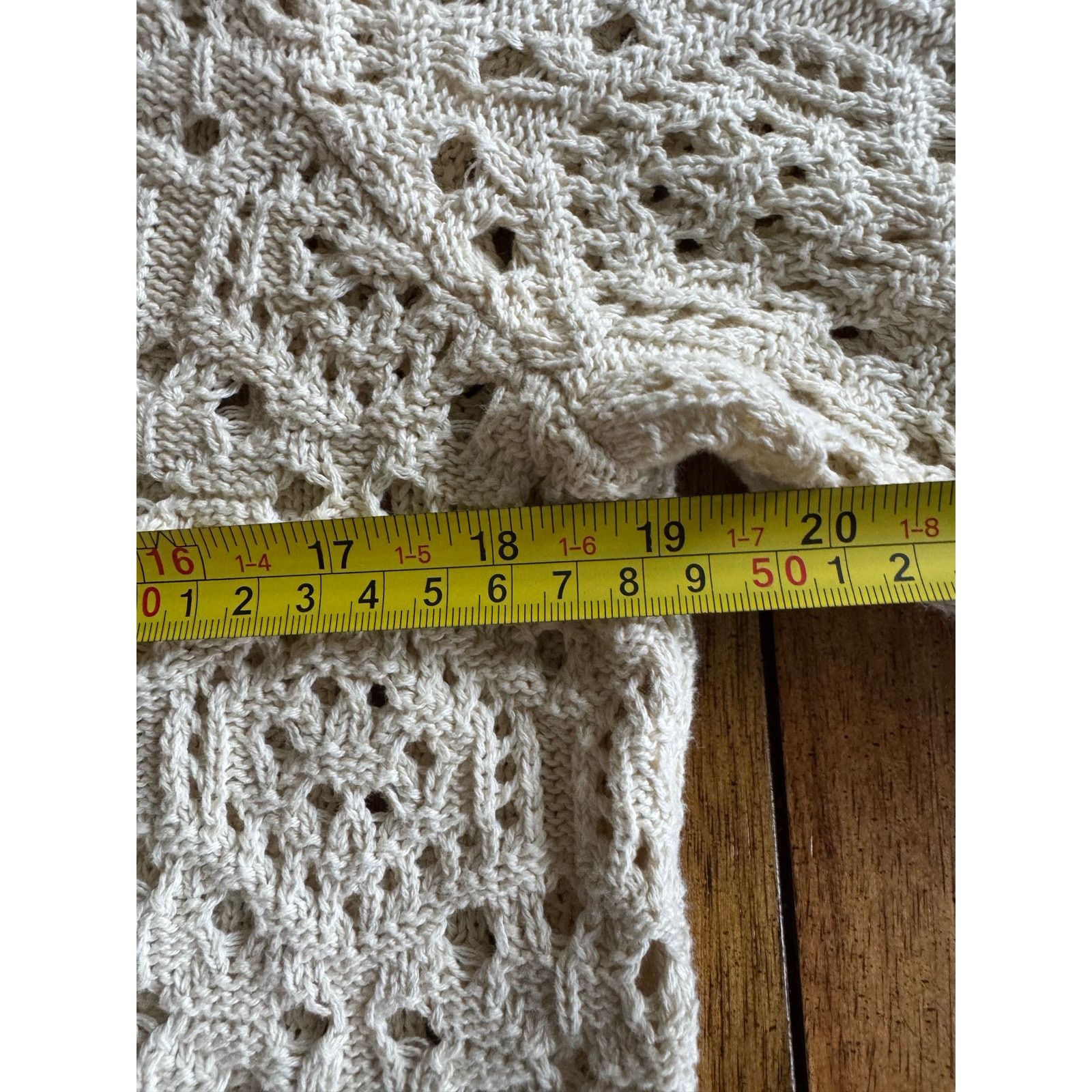 Other Vero Moda Cream Crochet Knit Sweater Size S Coquette Size S / US 4 / IT 40 - 6 Thumbnail
