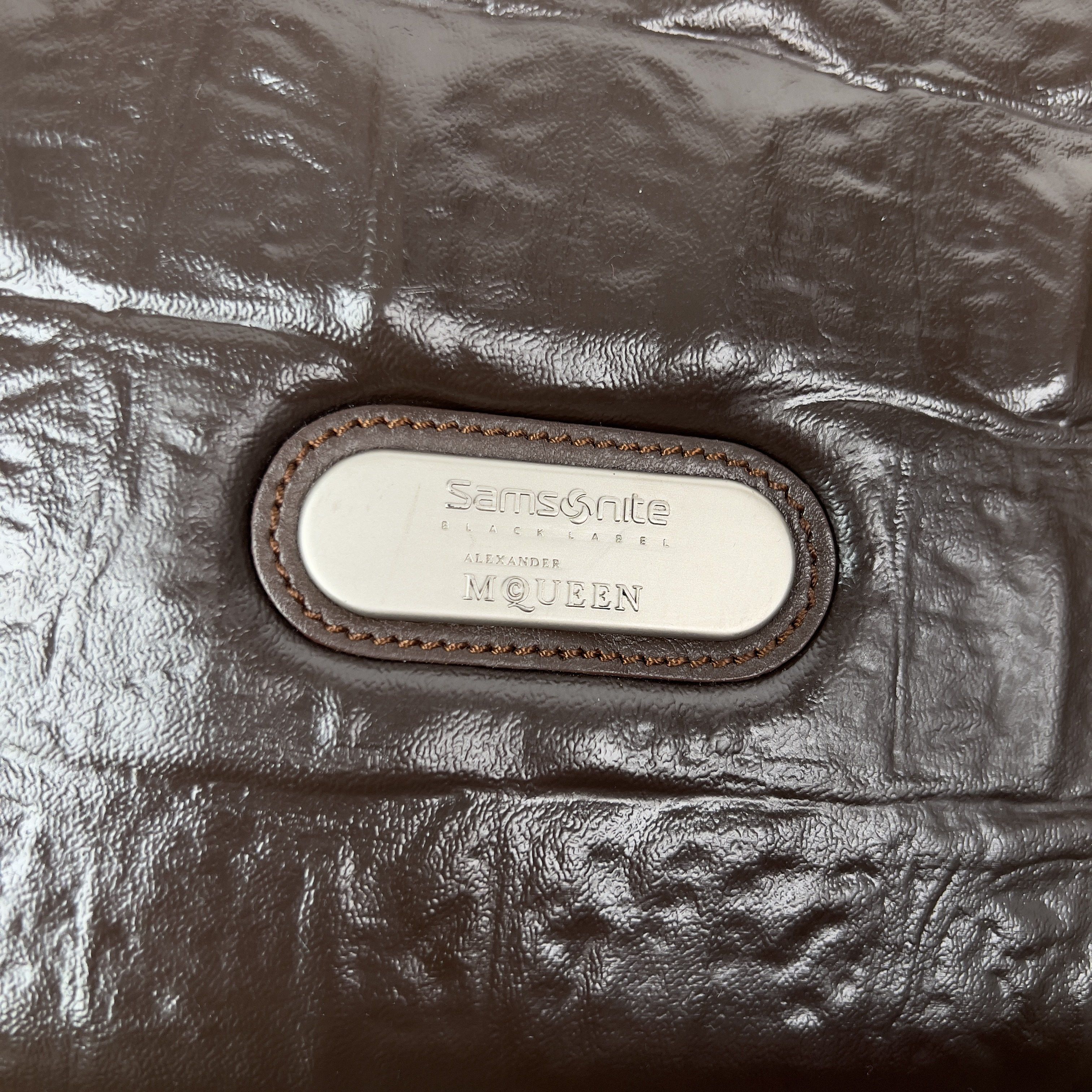Samsonite RARE Alexander McQueen Spinner 65 Trolley Suitcase Crocodile Size ONE SIZE - 7 Thumbnail