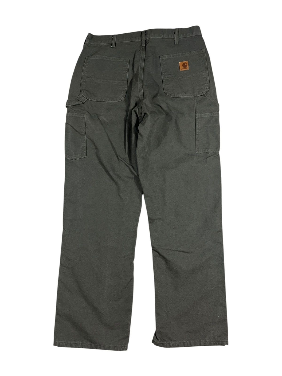 Carhartt Carhartt B111 MOS Flannel Lined Work Pants Faded Green Size US 36 / EU 52 - 2 Thumbnail