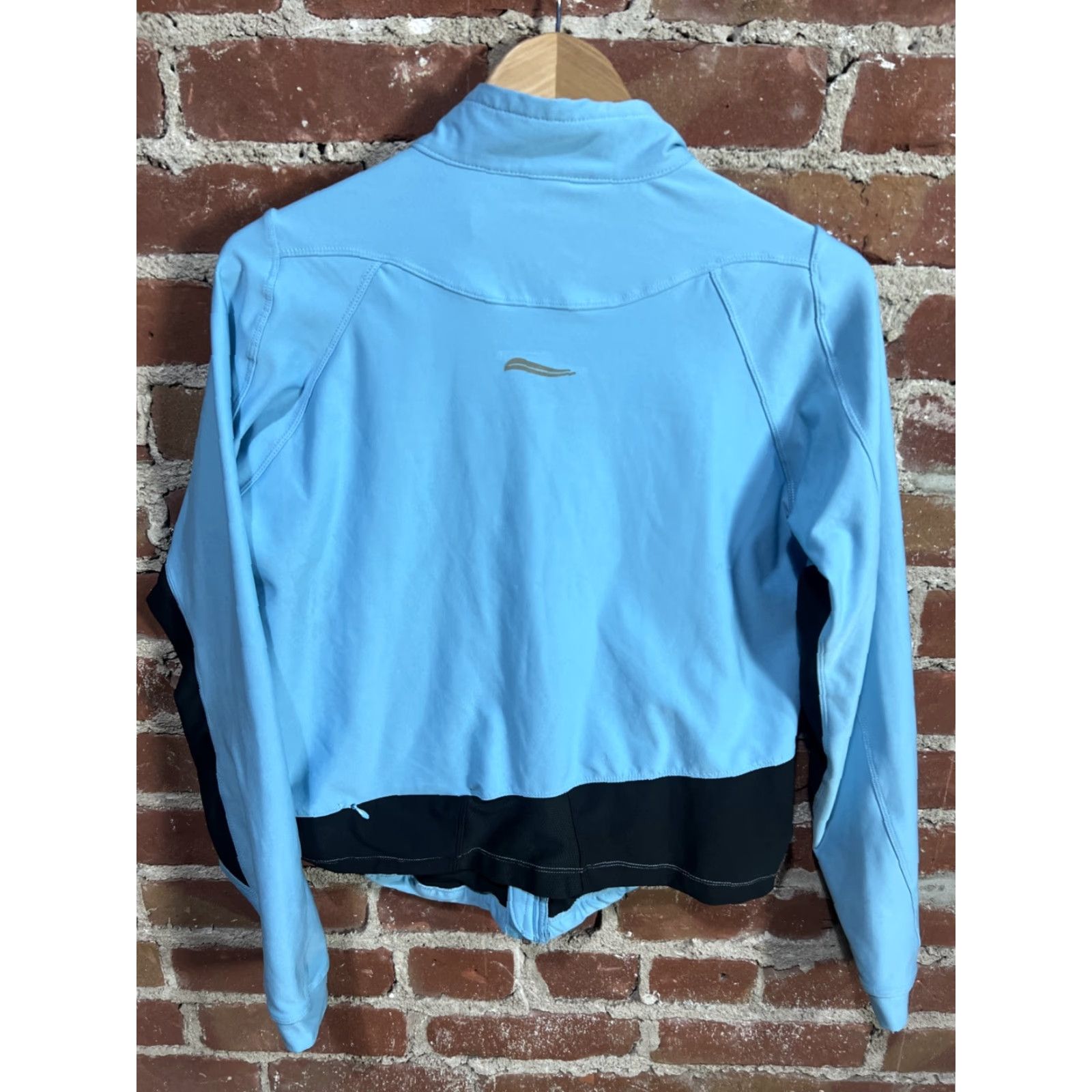 Nike VINTAGE Nike Dri-FIT Track Jacket Womens Large Blue 12-14 Full Zip Lightweight Breathable Pockets All Seasons Activewear running & jogging Size L / US 10 / IT 46 - 3 Thumbnail