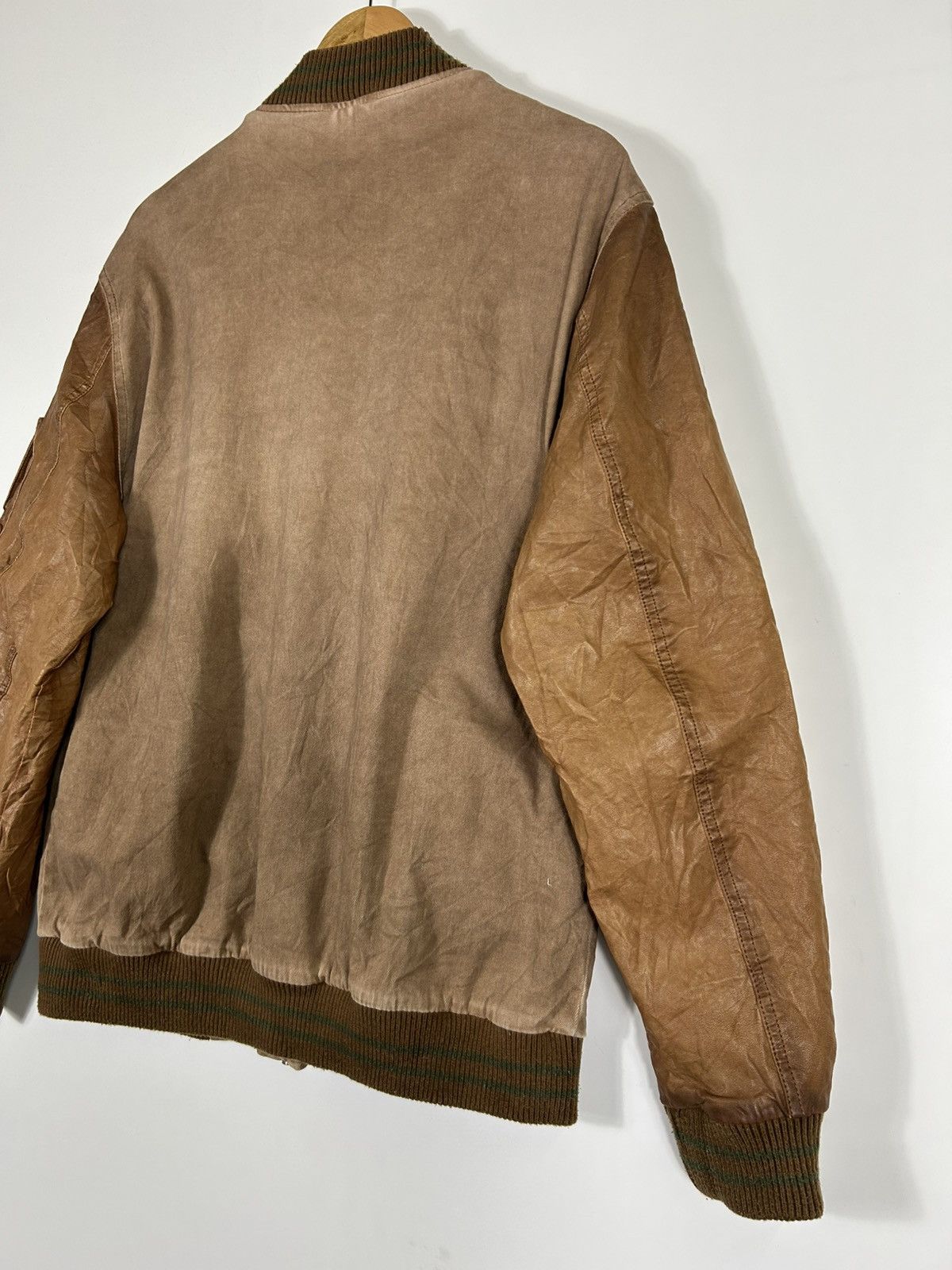 Desigual × Vintage ⚡️Y2K Desigual Man Zipper Bomber Jacket Size US XL / EU 56 / 4 - 16 Thumbnail