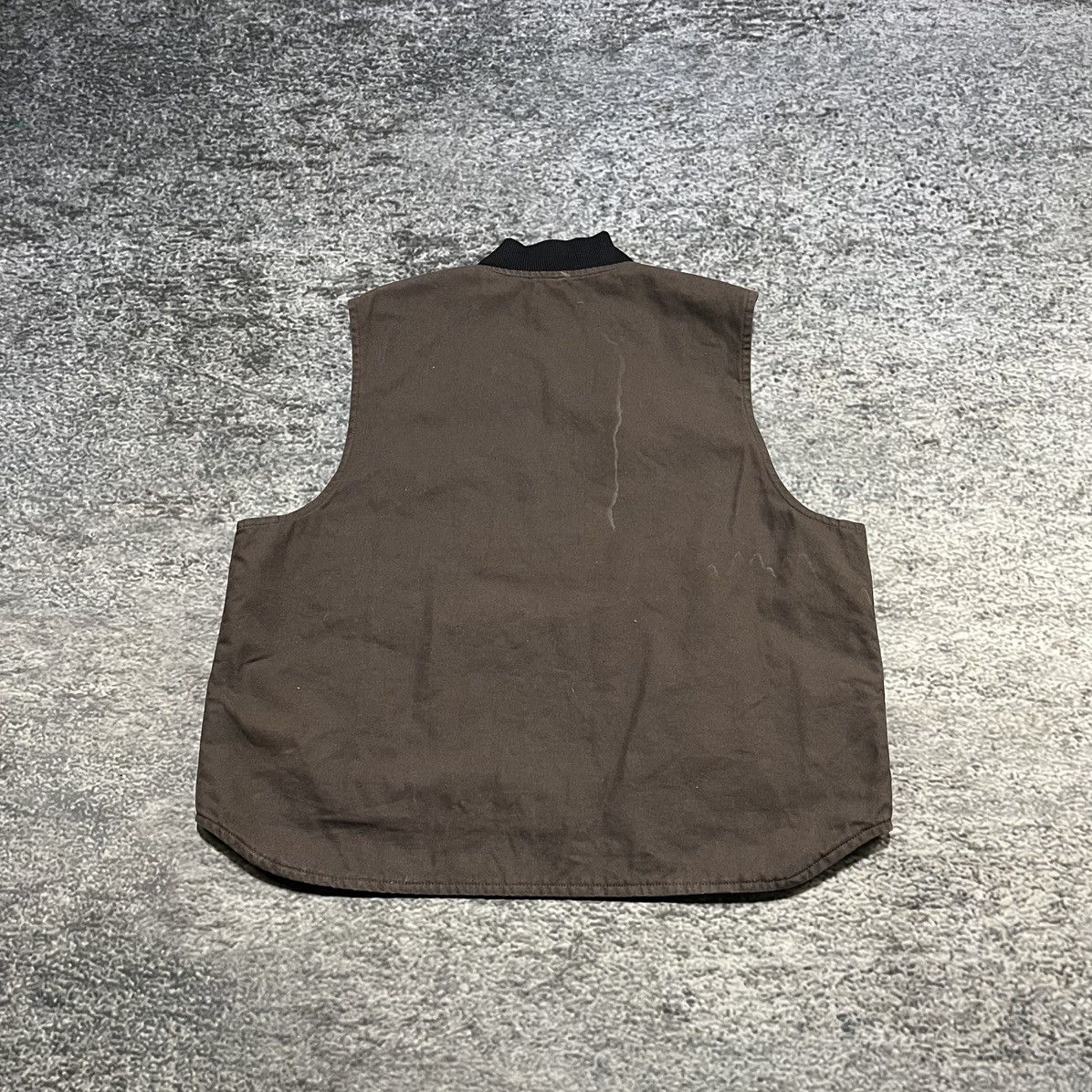 Carhartt VINTAGE CARHARTT BROWN CANVAS WORKWEAR VEST XXL Size US XXL / EU 58 / 5 - 2 Thumbnail