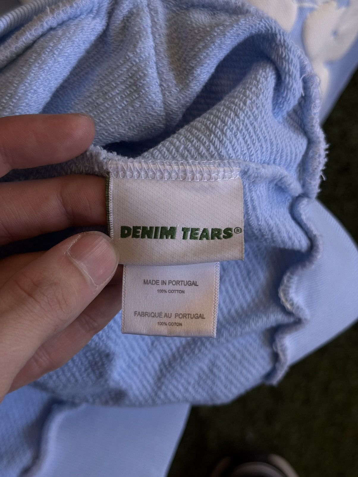 DENIM TEARS Denim Tears Cotton Wreath Hoodie Size Small Blue (NEW) Size US S / EU 44-46 / 1 - 7 Thumbnail